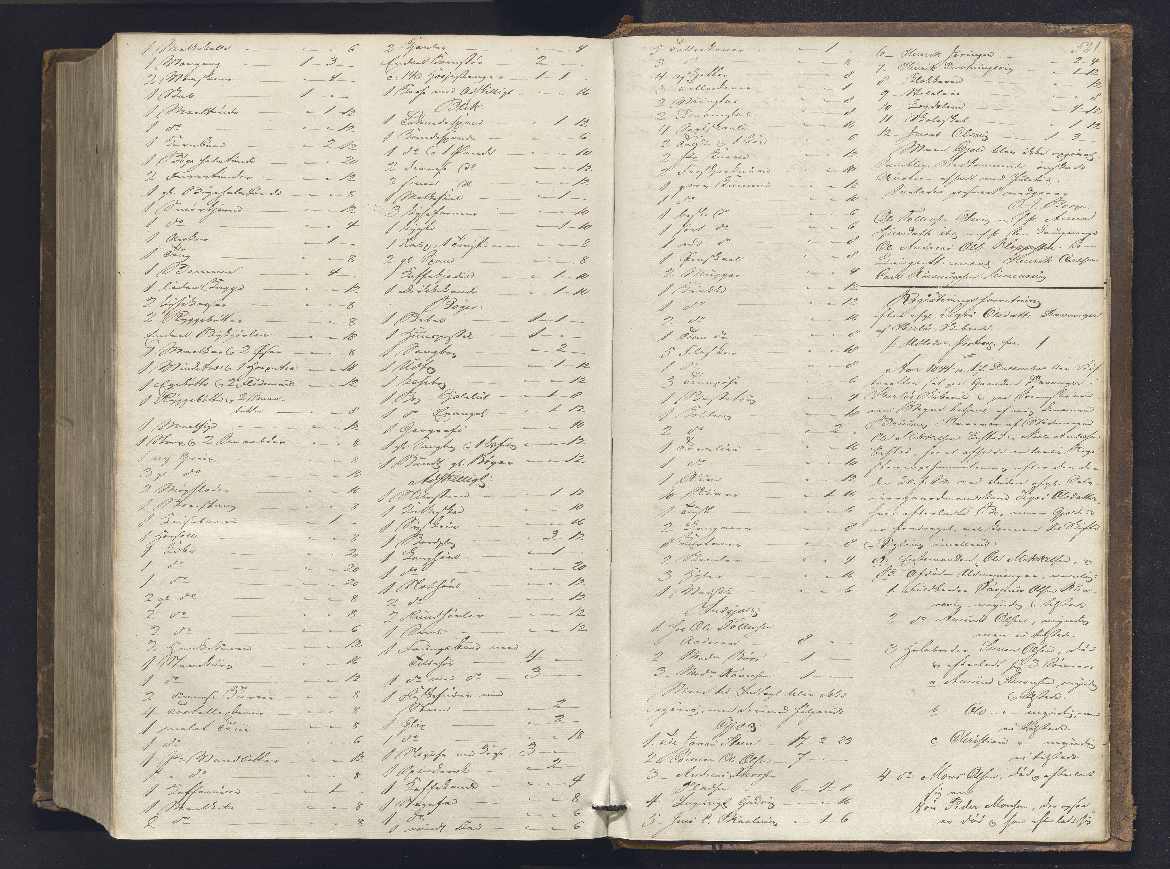 Nordhordland sorenskrivar, AV/SAB-A-2901/1/H/Hb/L0001: Registreringsprotokollar, 1841-1845, p. 521
