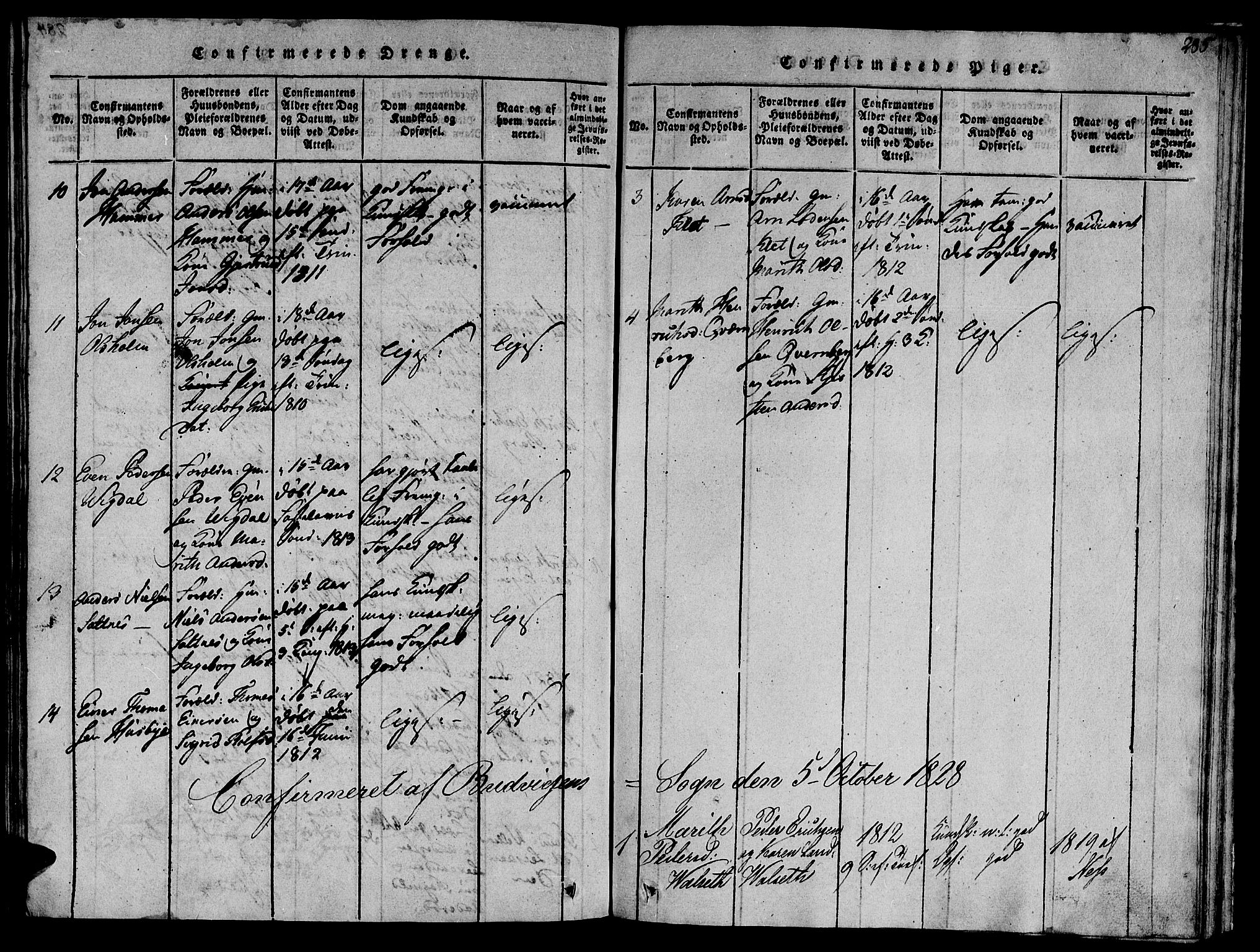 Ministerialprotokoller, klokkerbøker og fødselsregistre - Sør-Trøndelag, SAT/A-1456/612/L0373: Parish register (official) no. 612A06 /2, 1816-1828, p. 285