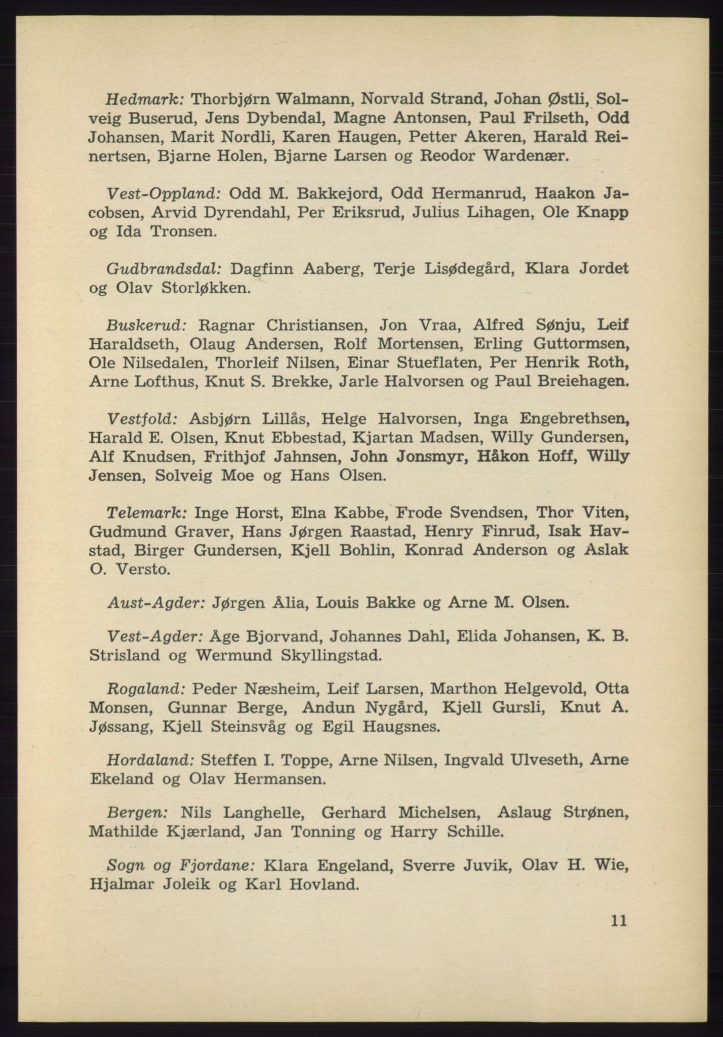 Det norske Arbeiderparti - publikasjoner, AAB/-/-/-: Protokoll over forhandlingene på det 40. ordinære landsmøte 27.-29. mai 1965 i Oslo, 1965, p. 11