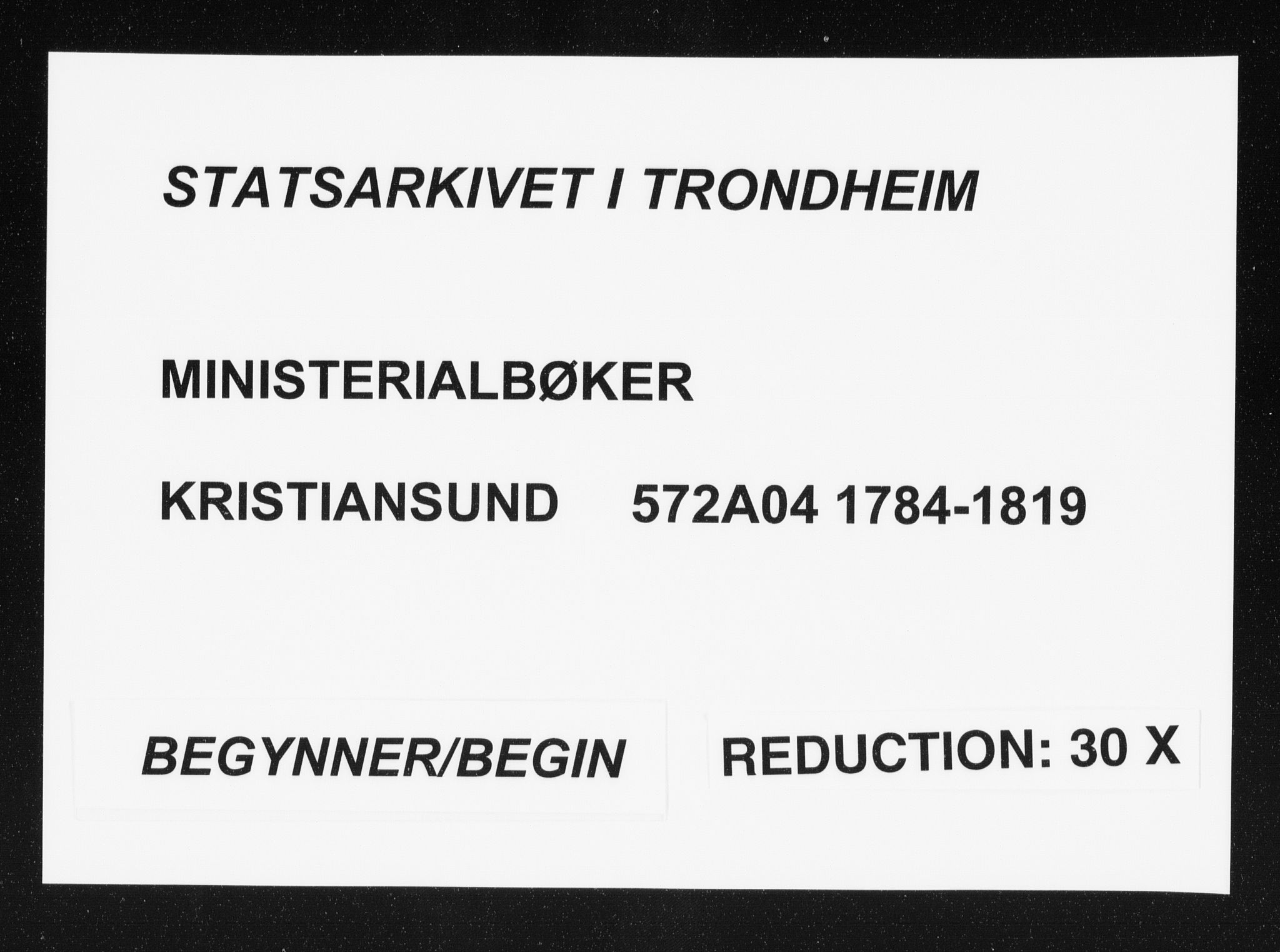 Ministerialprotokoller, klokkerbøker og fødselsregistre - Møre og Romsdal, AV/SAT-A-1454/572/L0841: Parish register (official) no. 572A04, 1784-1819