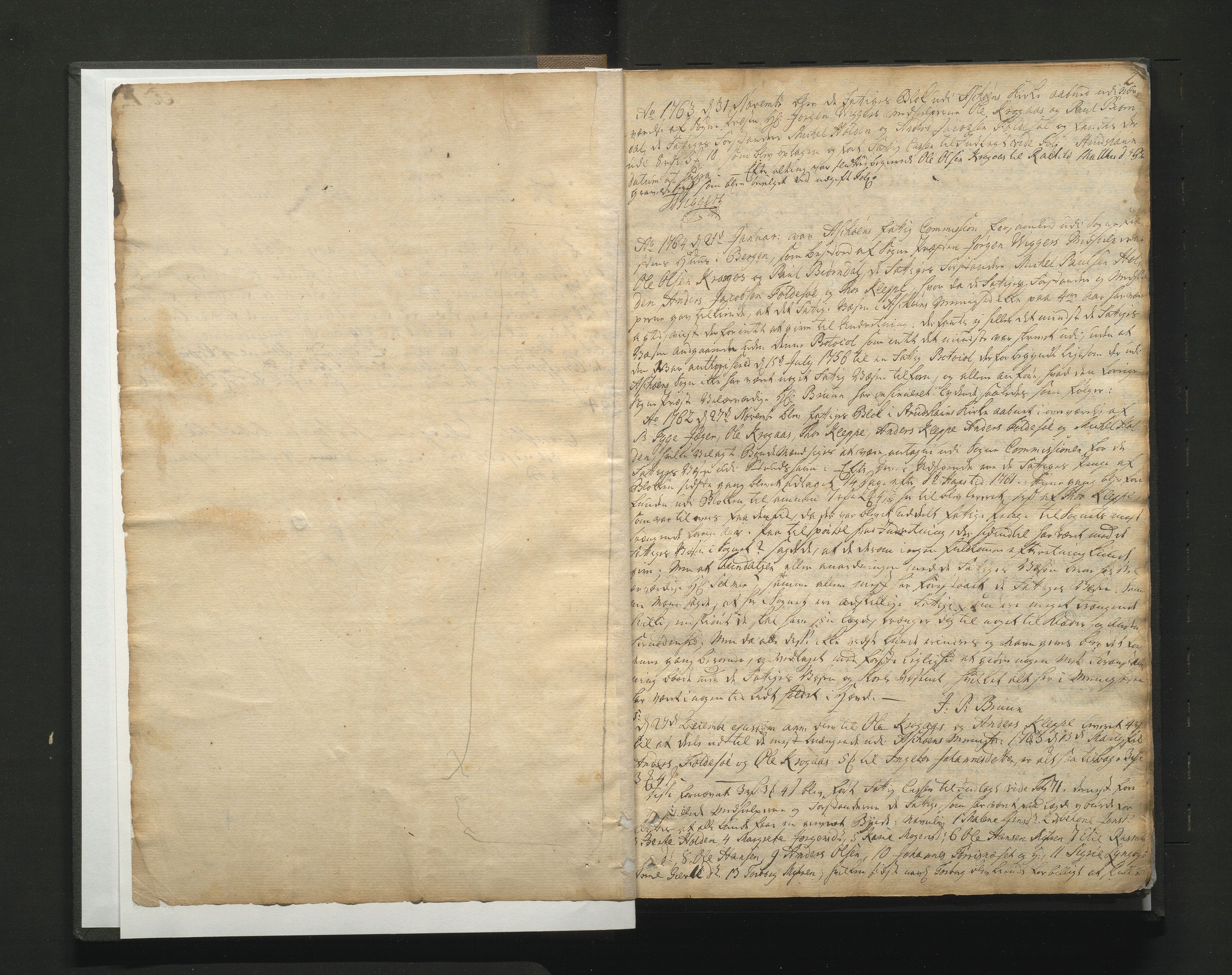 Askøy Sokneprestembete, AV/SAB-A-74101/J/Jc/L0001: Rekneskapsprotokoll (III.3.B.1), 1763-1820