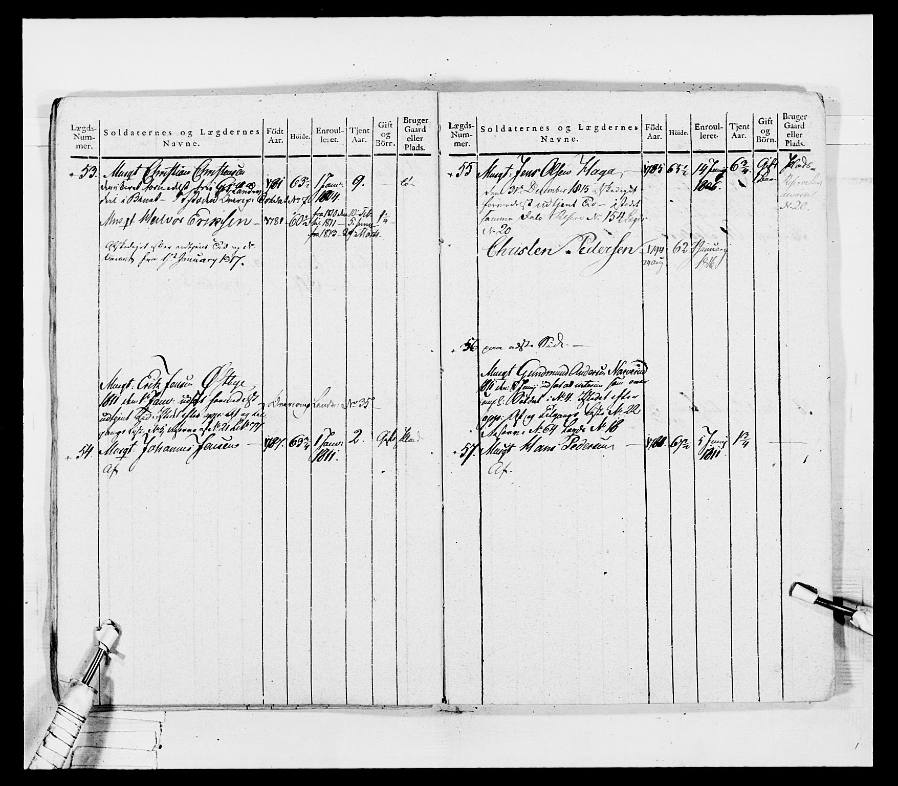 Generalitets- og kommissariatskollegiet, Det kongelige norske kommissariatskollegium, AV/RA-EA-5420/E/Eh/L0036a: Nordafjelske gevorbne infanteriregiment, 1813, p. 529