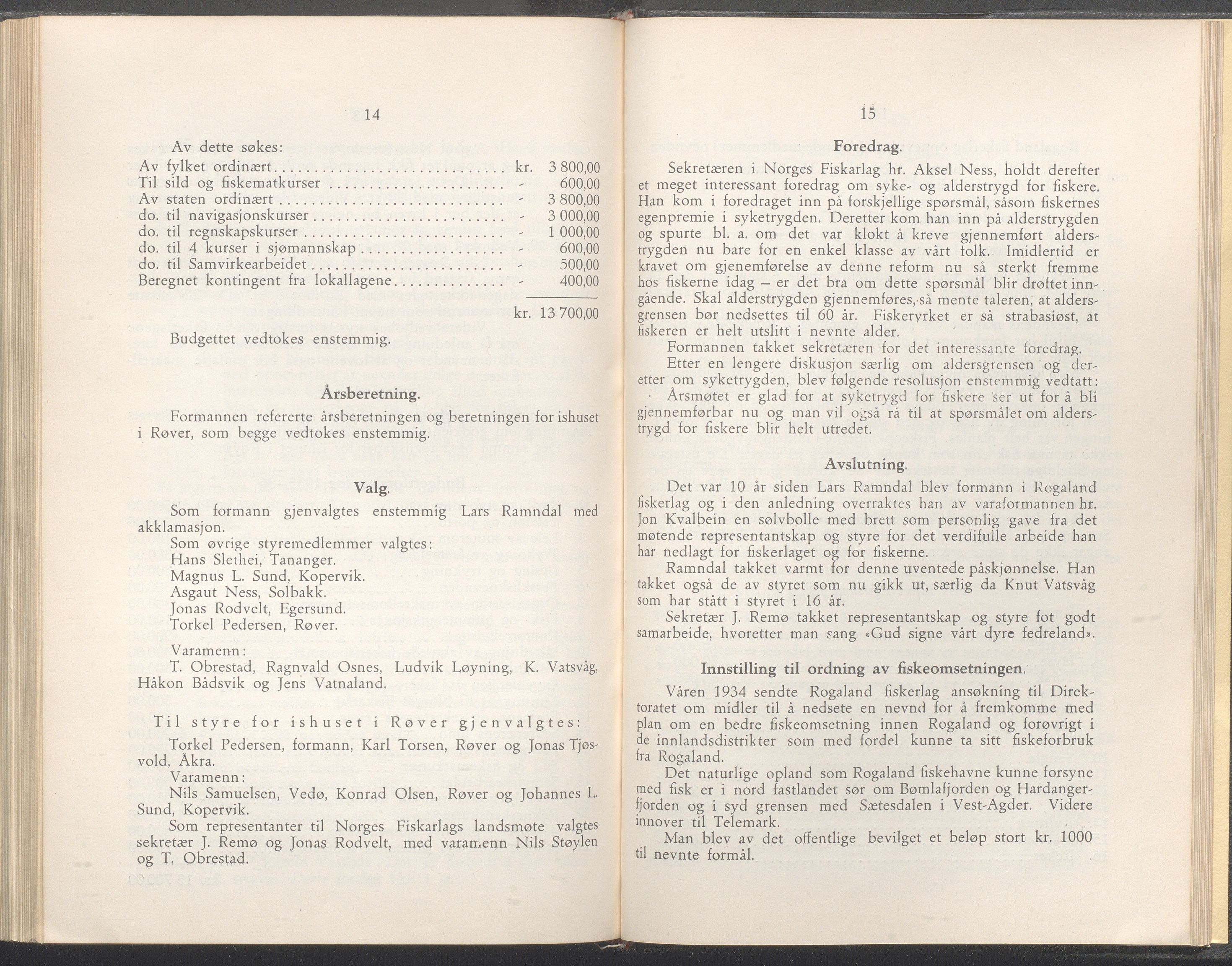 Rogaland fylkeskommune - Fylkesrådmannen , IKAR/A-900/A/Aa/Aaa/L0056: Møtebok , 1937, p. 14-15