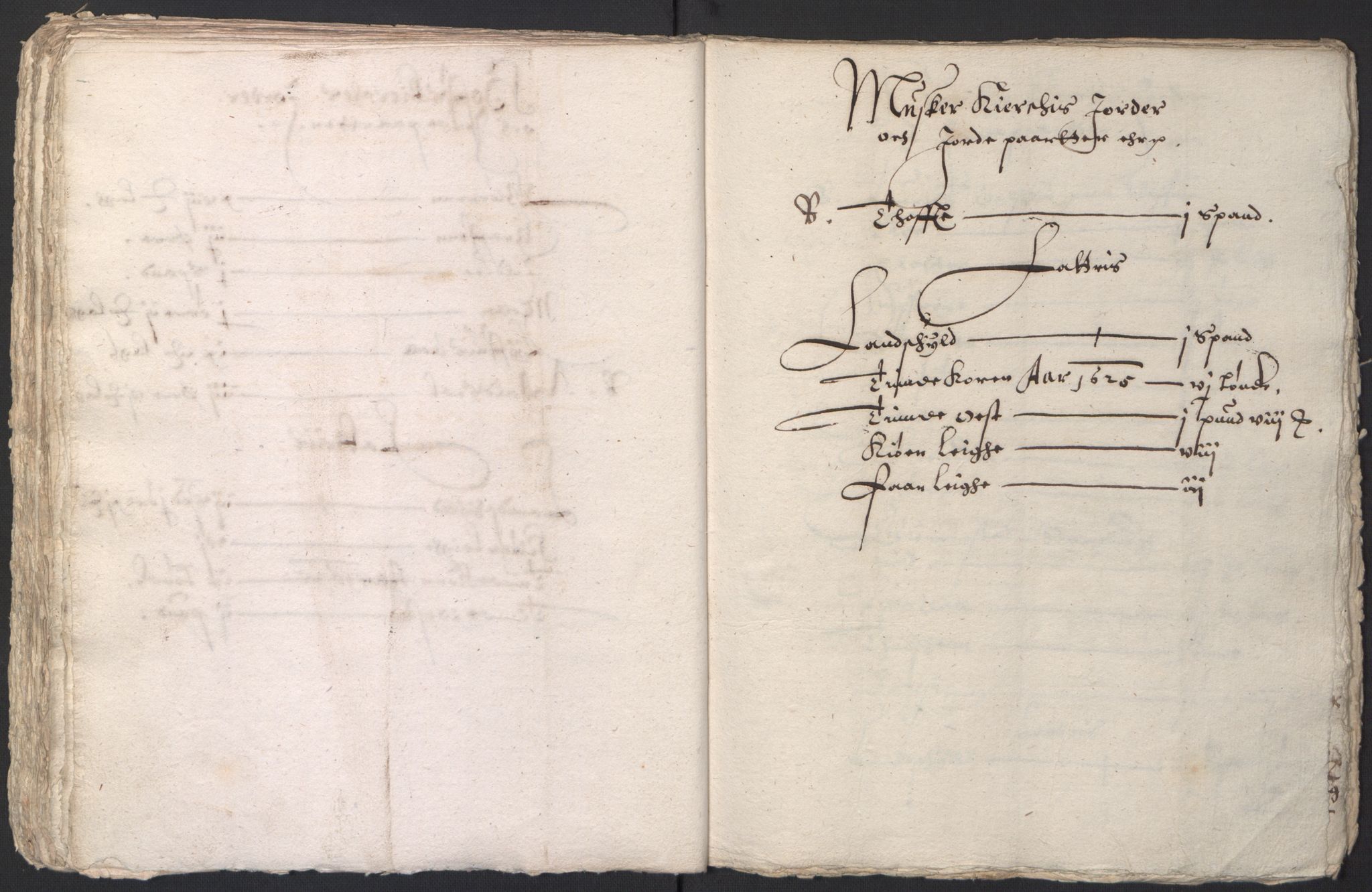 Stattholderembetet 1572-1771, AV/RA-EA-2870/Ek/L0016/0001: Jordebøker til utlikning av rosstjeneste 1624-1626: / Kirke- og prestebolsinntekter i Trondheim bispedømme og Jemtland, 1625-1626, p. 108