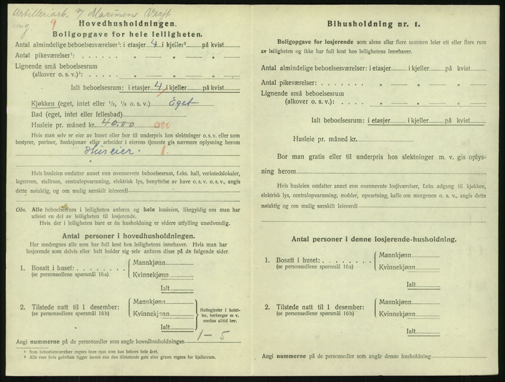 SAKO, 1920 census for Horten, 1920, p. 6542