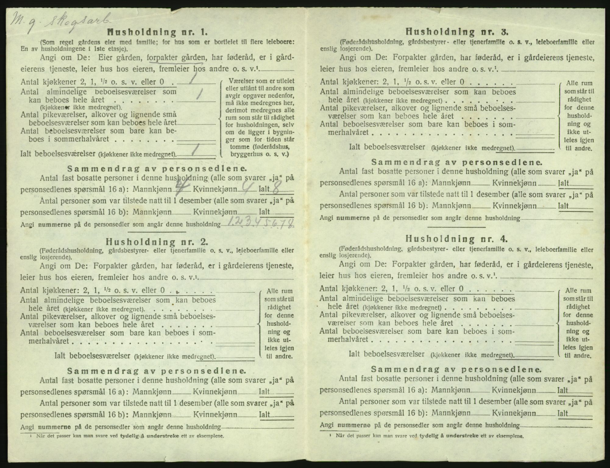 SAH, 1920 census for Brandbu, 1920, p. 46