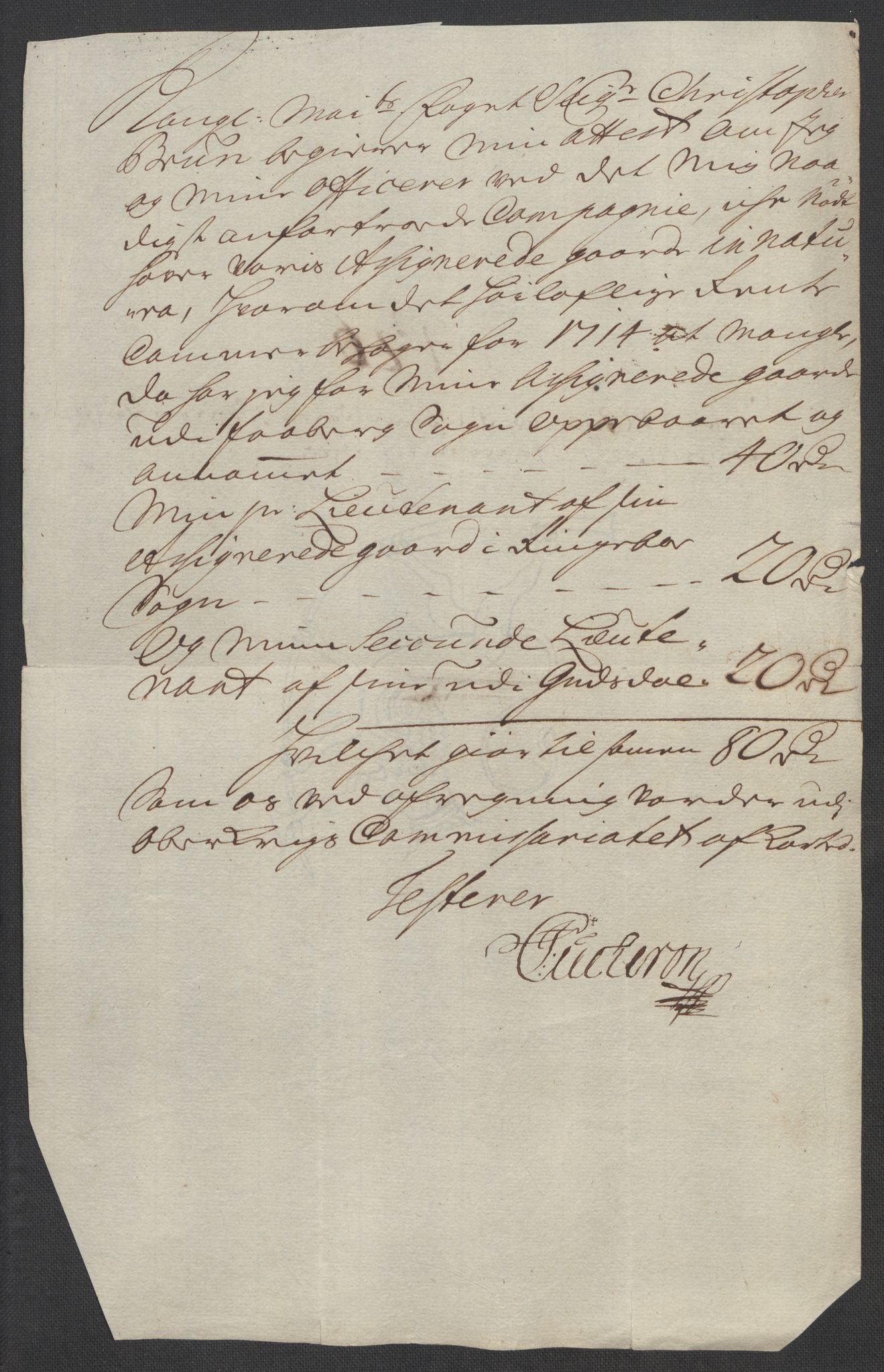 Rentekammeret inntil 1814, Reviderte regnskaper, Fogderegnskap, AV/RA-EA-4092/R17/L1183: Fogderegnskap Gudbrandsdal, 1714, p. 357