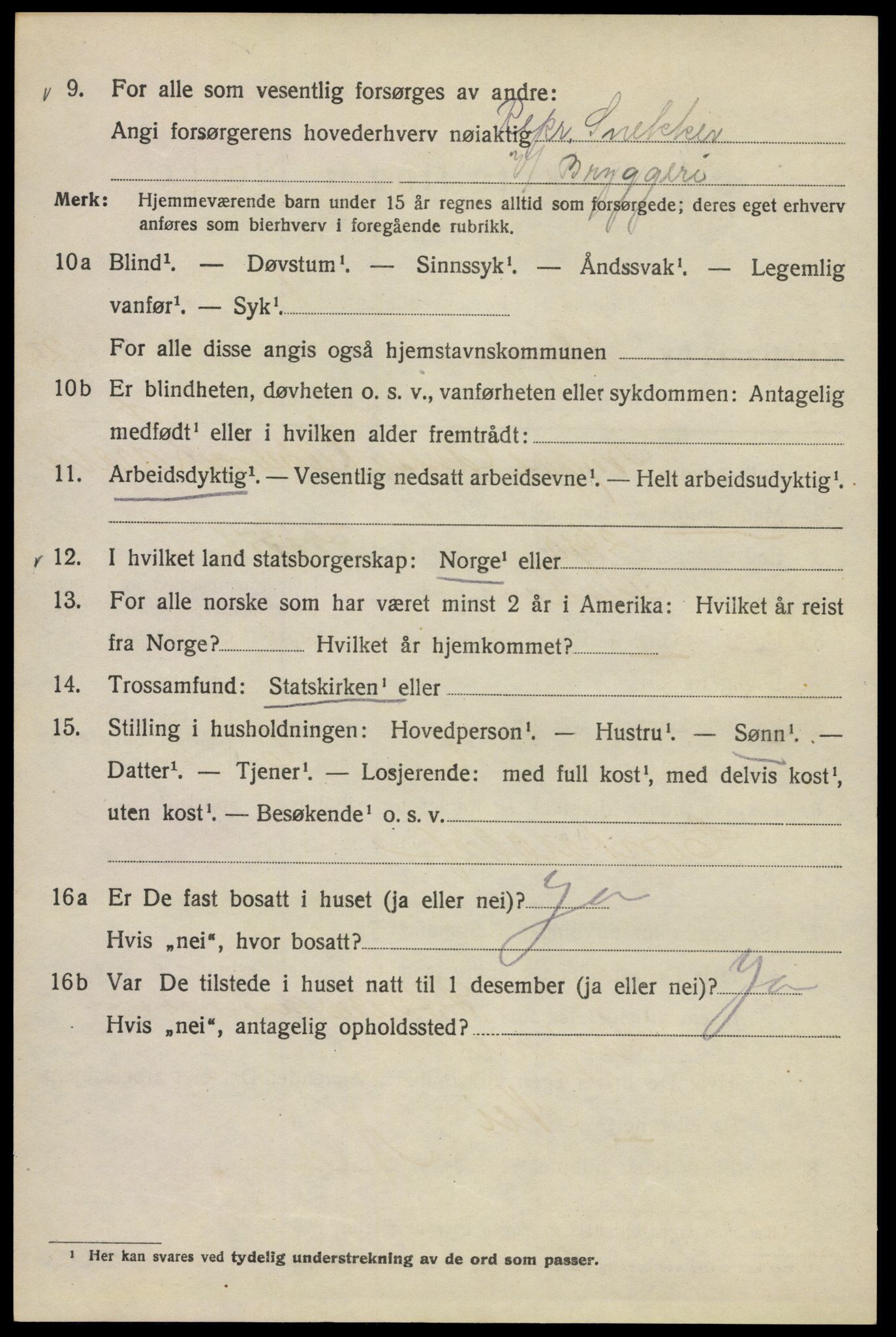 SAO, 1920 census for Kristiania, 1920, p. 157040