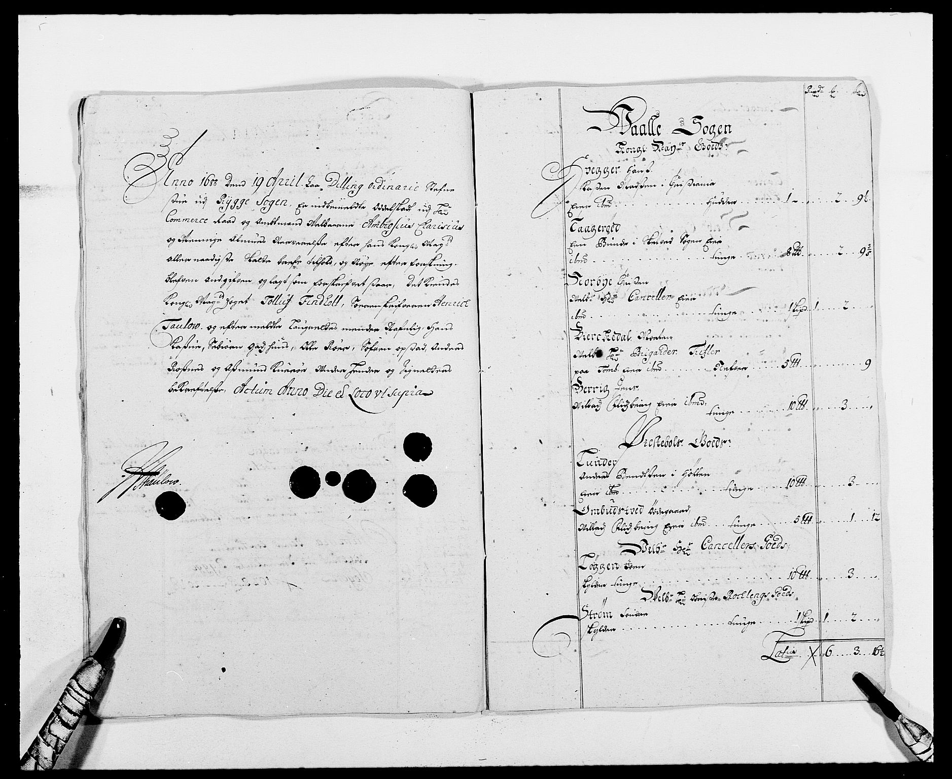 Rentekammeret inntil 1814, Reviderte regnskaper, Fogderegnskap, AV/RA-EA-4092/R02/L0106: Fogderegnskap Moss og Verne kloster, 1688-1691, p. 107