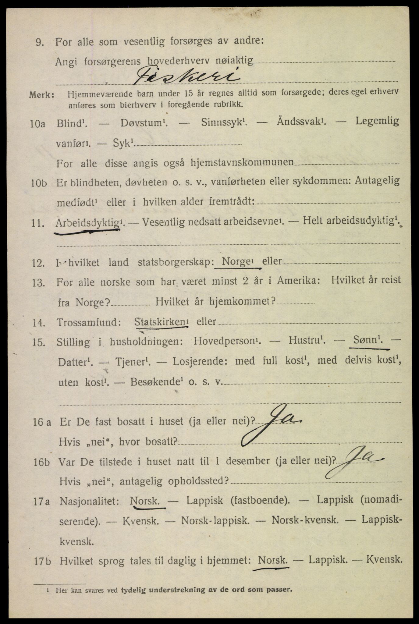 SAT, 1920 census for Borge, 1920, p. 9804