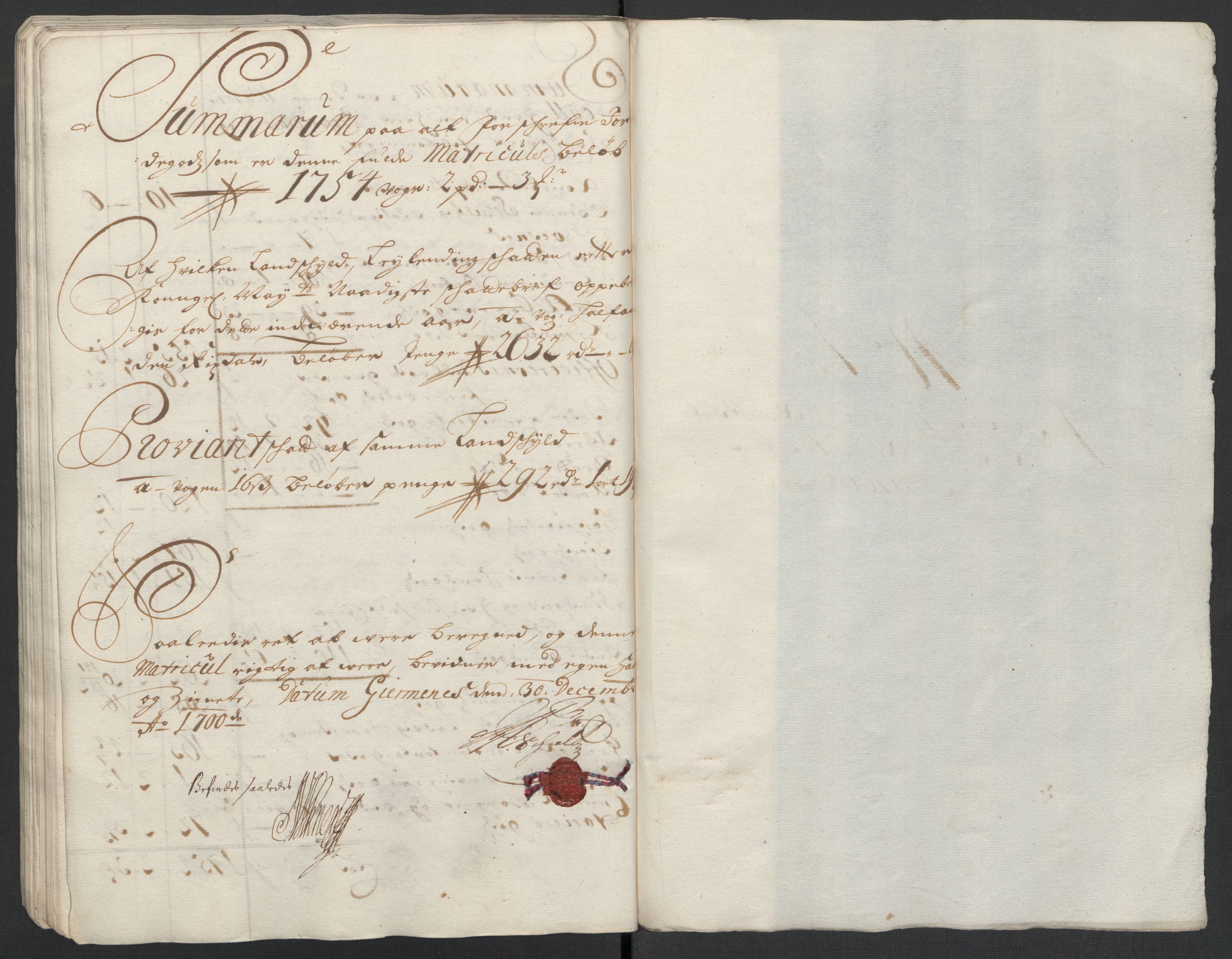 Rentekammeret inntil 1814, Reviderte regnskaper, Fogderegnskap, AV/RA-EA-4092/R55/L3654: Fogderegnskap Romsdal, 1699-1700, p. 267