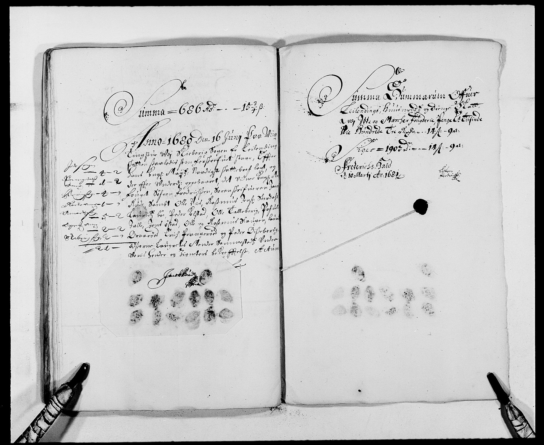 Rentekammeret inntil 1814, Reviderte regnskaper, Fogderegnskap, RA/EA-4092/R01/L0002: Fogderegnskap Idd og Marker, 1680-1681, p. 154