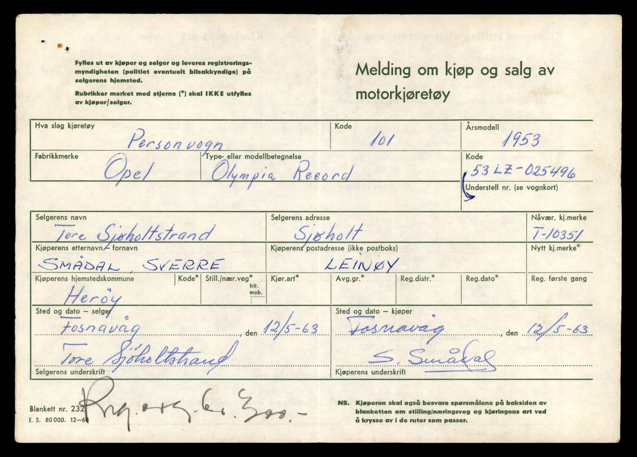 Møre og Romsdal vegkontor - Ålesund trafikkstasjon, SAT/A-4099/F/Fe/L0020: Registreringskort for kjøretøy T 10351 - T 10470, 1927-1998, p. 13