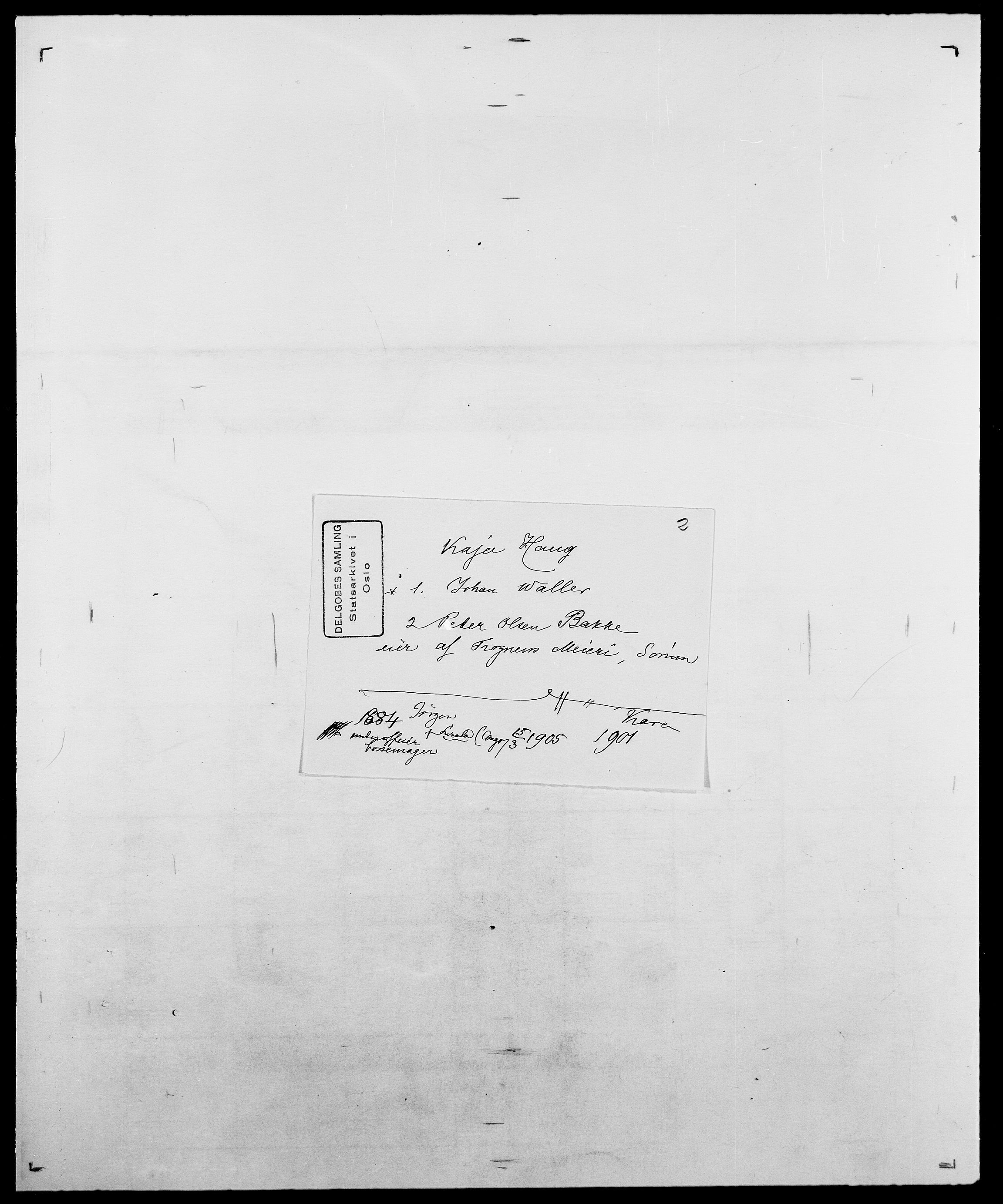 Delgobe, Charles Antoine - samling, AV/SAO-PAO-0038/D/Da/L0016: Hamborg - Hektoen, p. 588