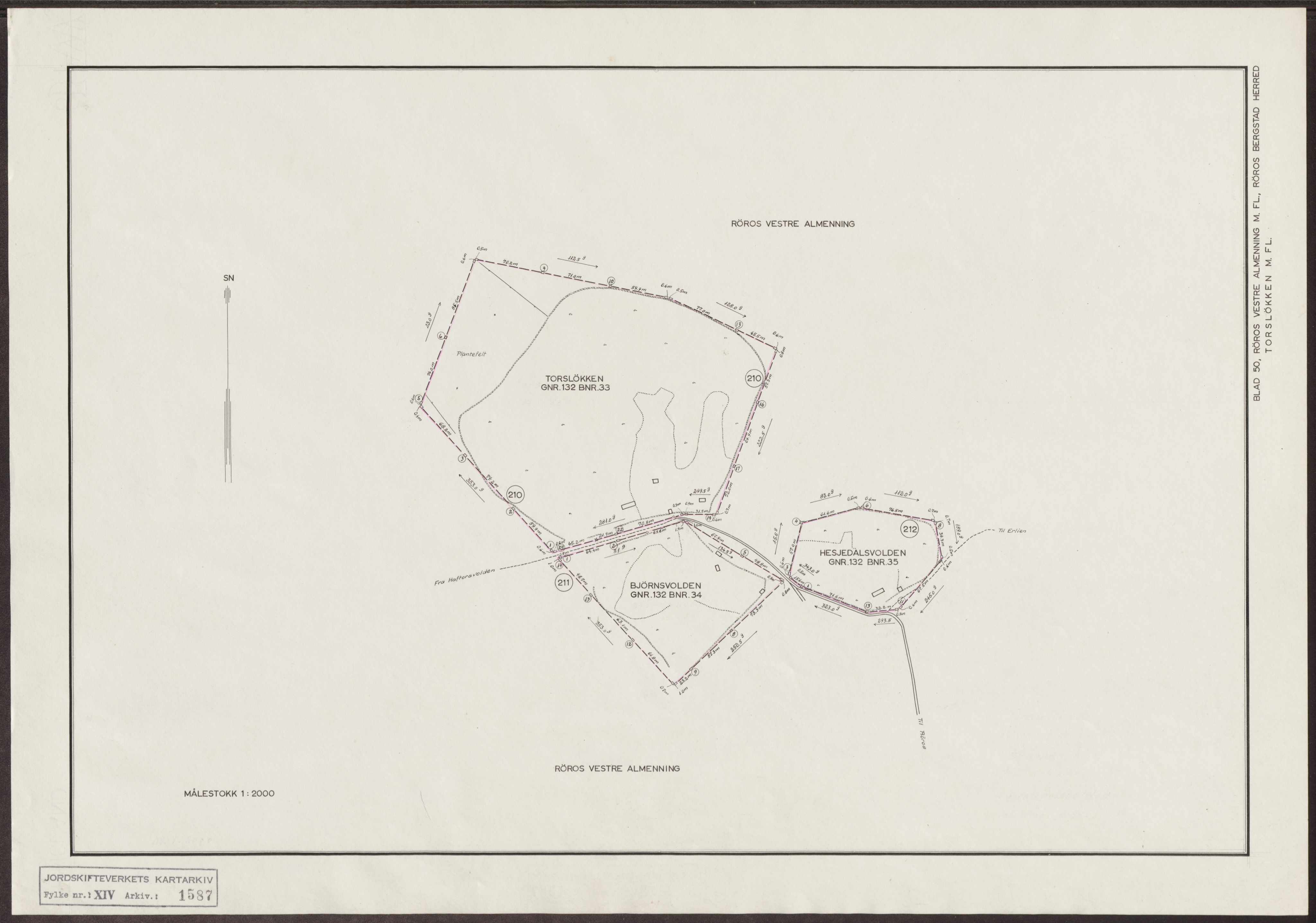 Jordskifteverkets kartarkiv, AV/RA-S-3929/T, 1859-1988, p. 2466