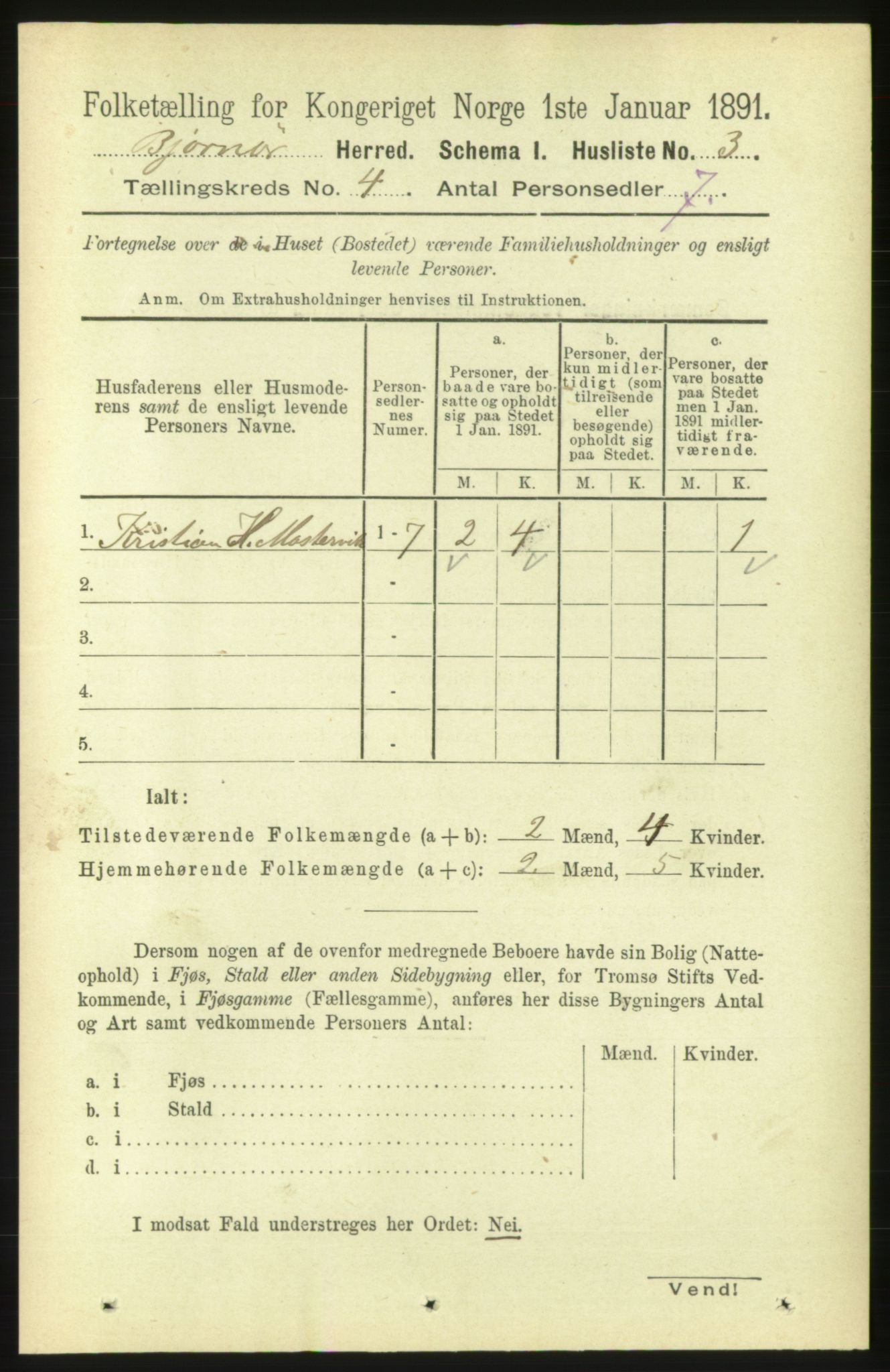 RA, 1891 census for 1632 Bjørnør, 1891, p. 1792