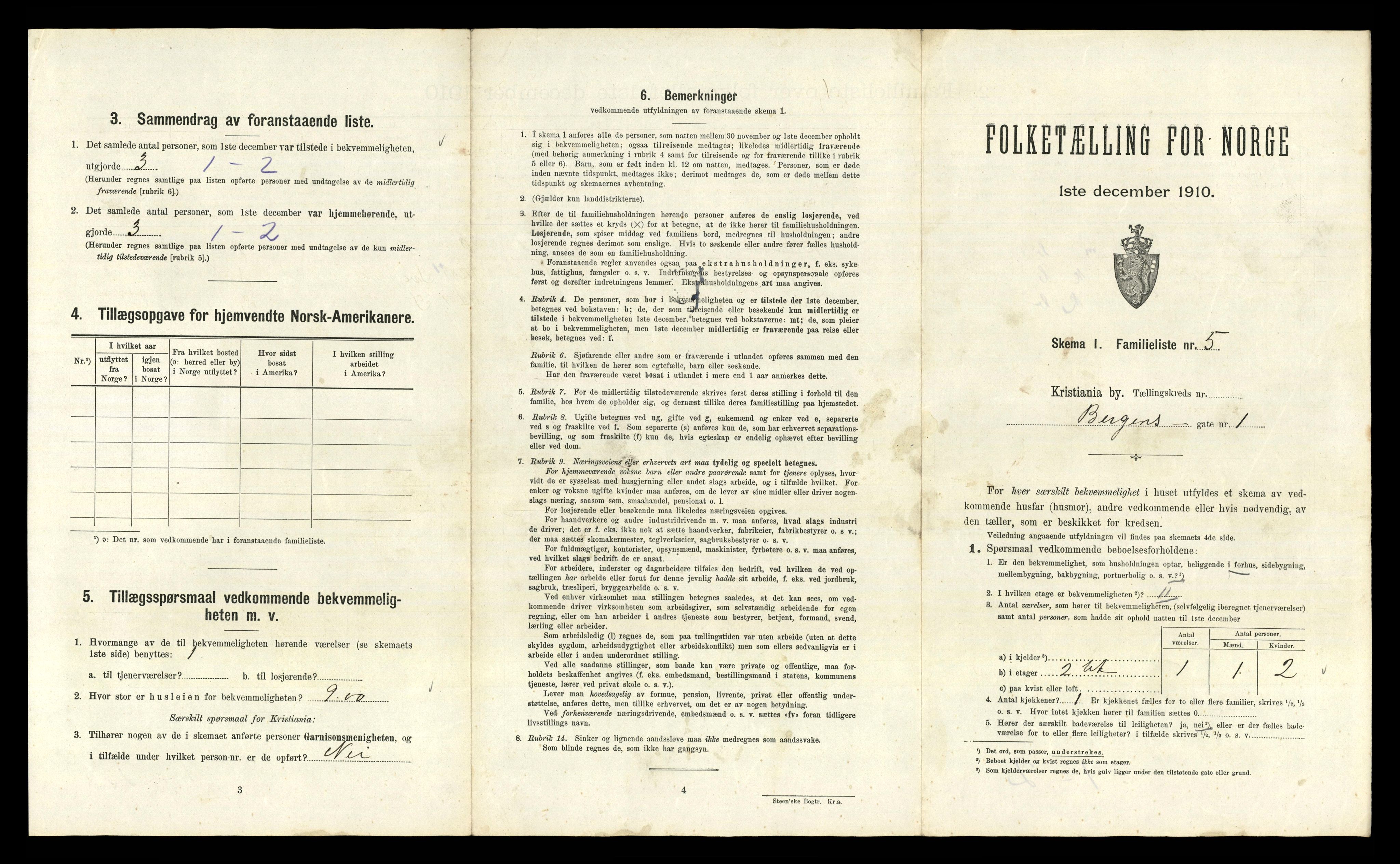 RA, 1910 census for Kristiania, 1910, p. 4831