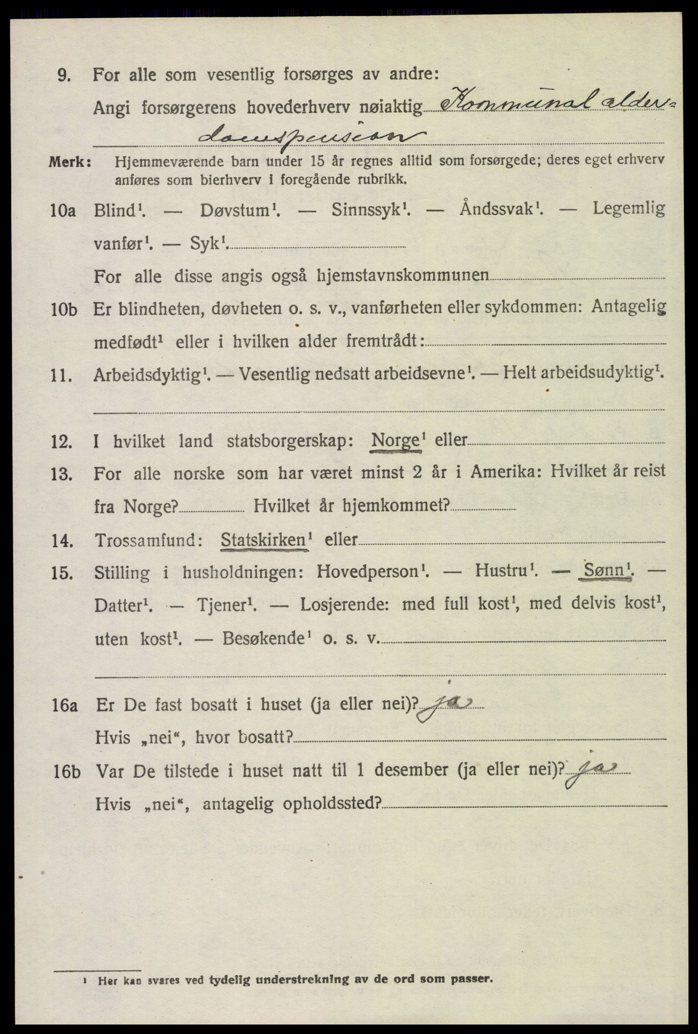 SAH, 1920 census for Åmot, 1920, p. 2496