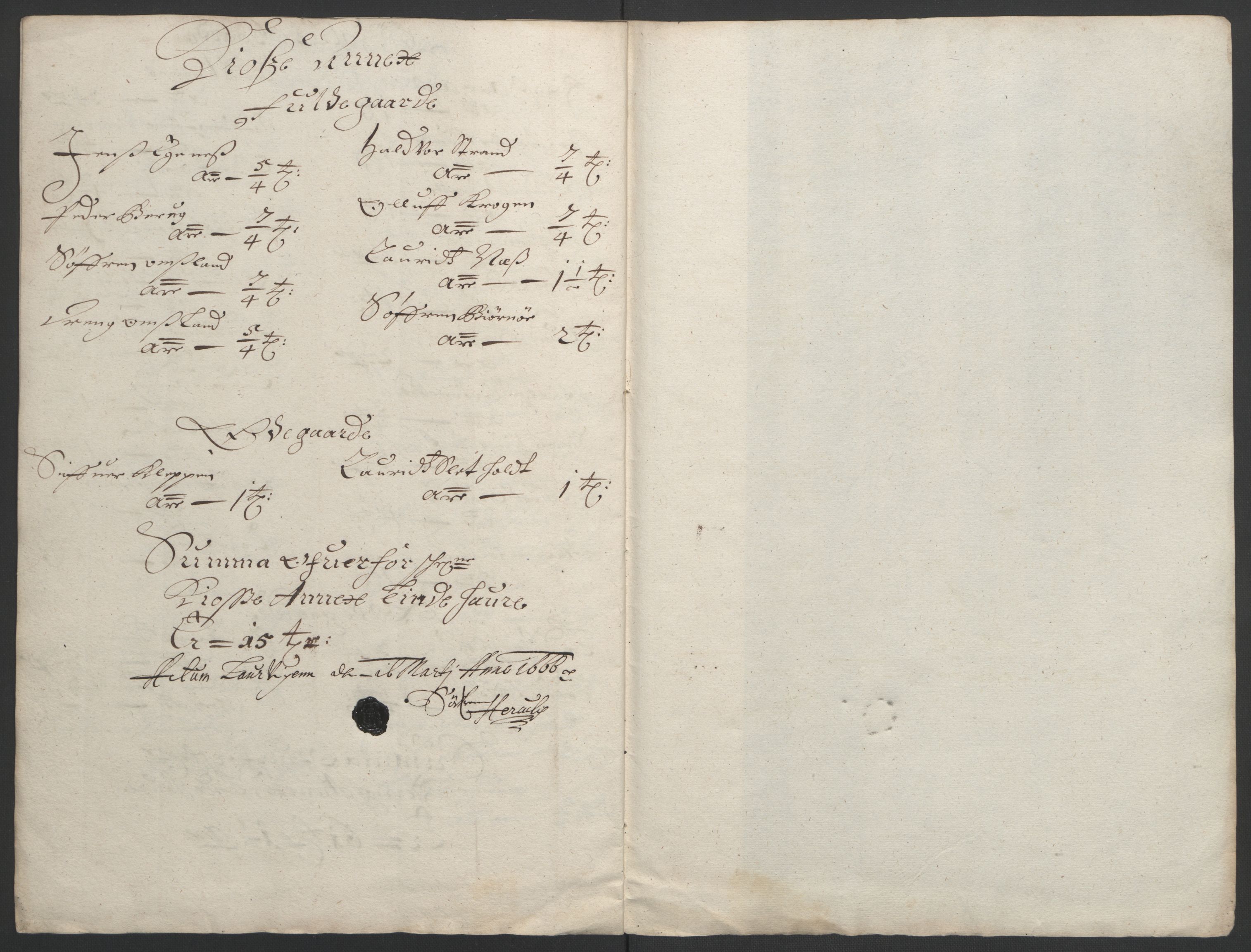 Rentekammeret inntil 1814, Reviderte regnskaper, Fogderegnskap, RA/EA-4092/R33/L1964: Fogderegnskap Larvik grevskap, 1665-1668, p. 29