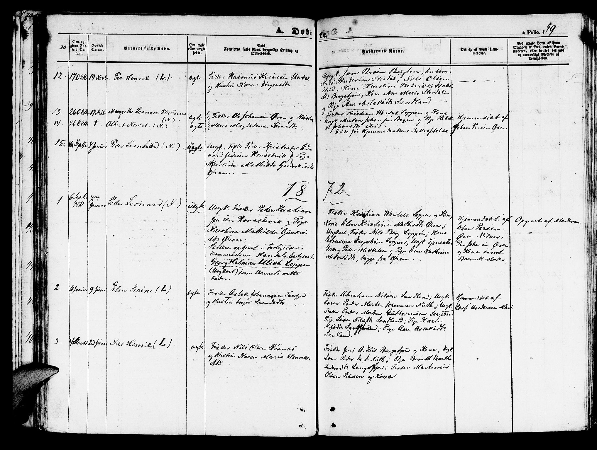 Loppa sokneprestkontor, AV/SATØ-S-1339/H/Hb/L0002klokker: Parish register (copy) no. 2, 1850-1880, p. 59