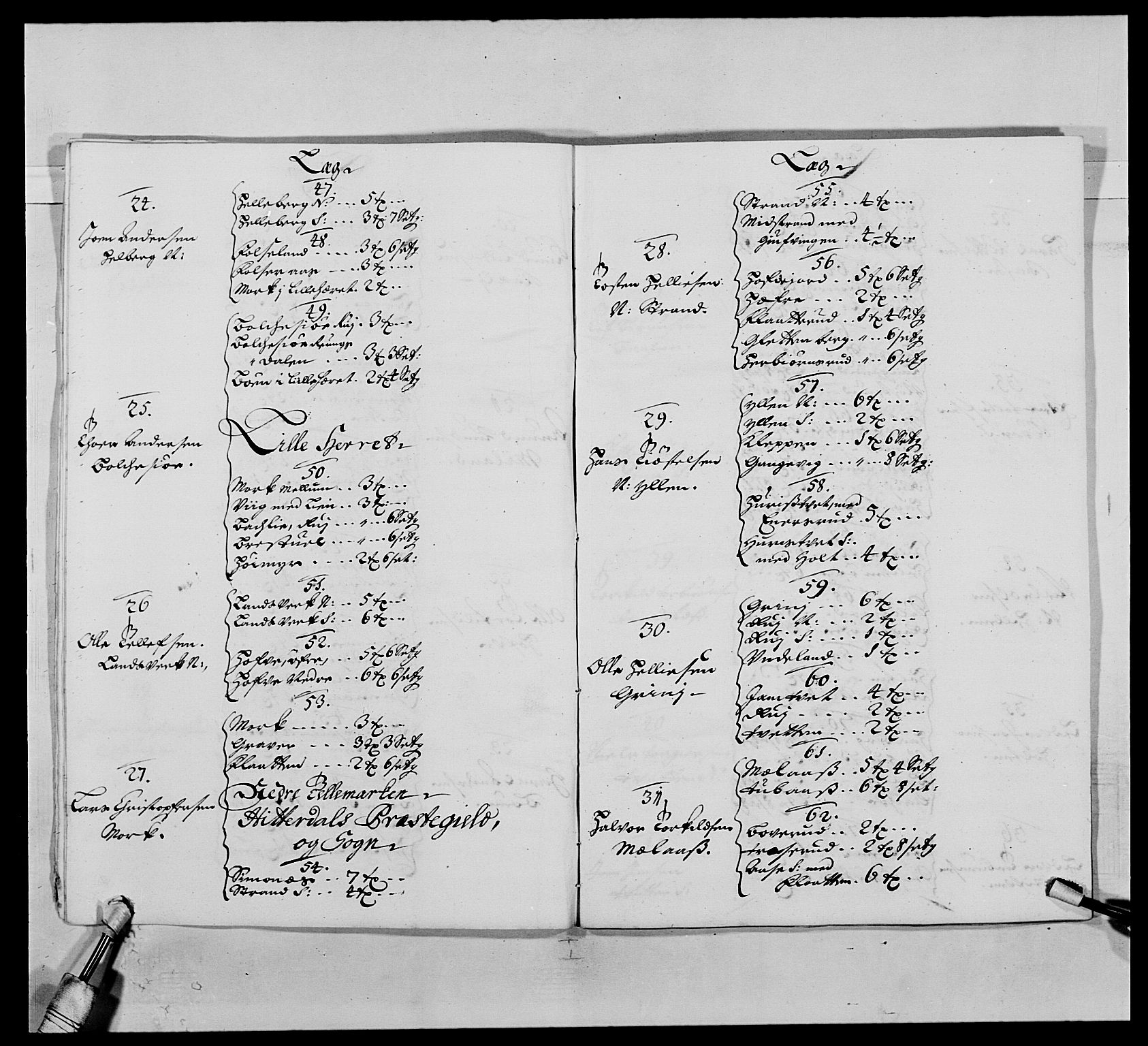 Kommanderende general (KG I) med Det norske krigsdirektorium, AV/RA-EA-5419/E/Ea/L0494: Smålenske regiment, 1697-1717, p. 140