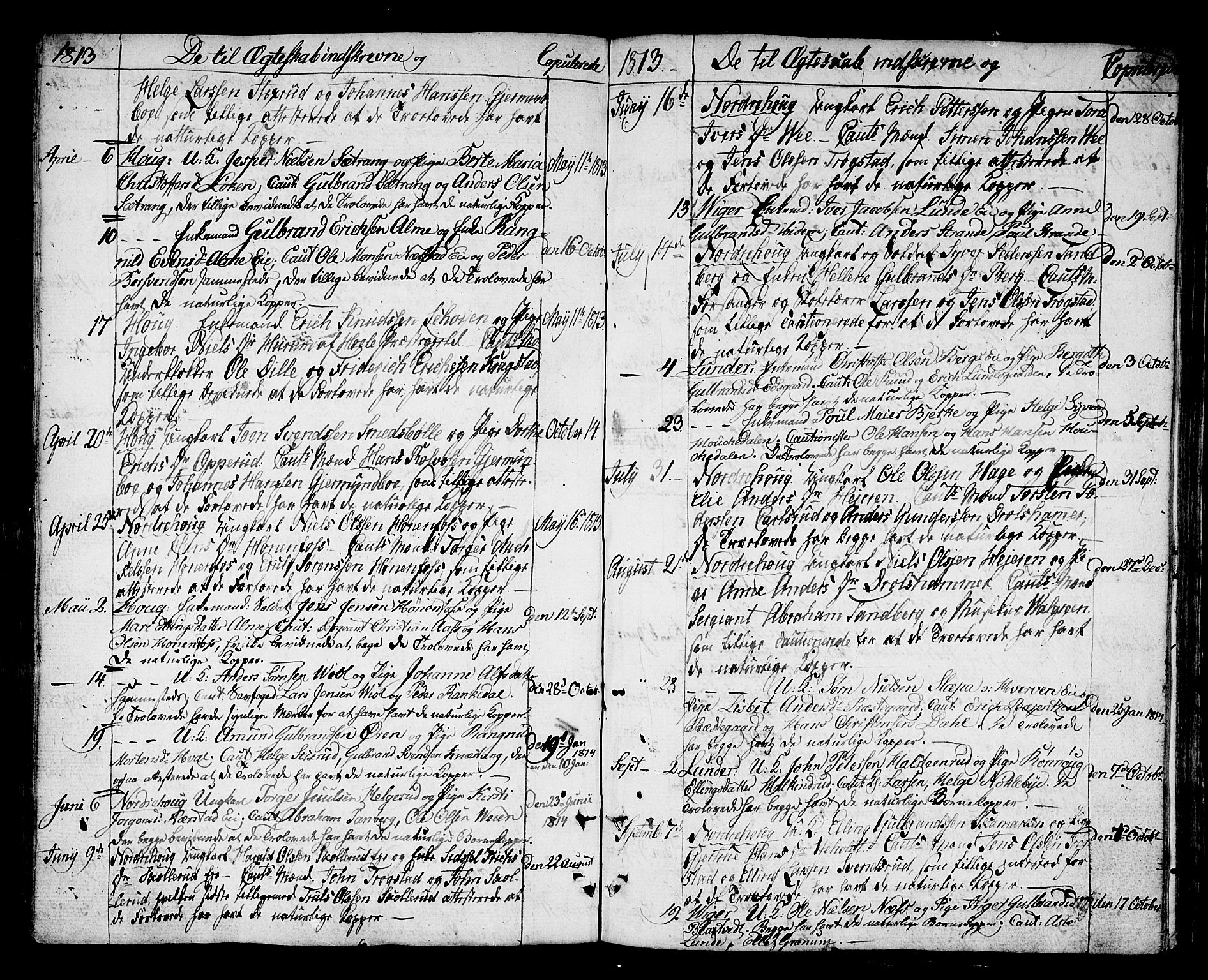 Norderhov kirkebøker, AV/SAKO-A-237/F/Fa/L0007: Parish register (official) no. 7, 1812-1814, p. 152