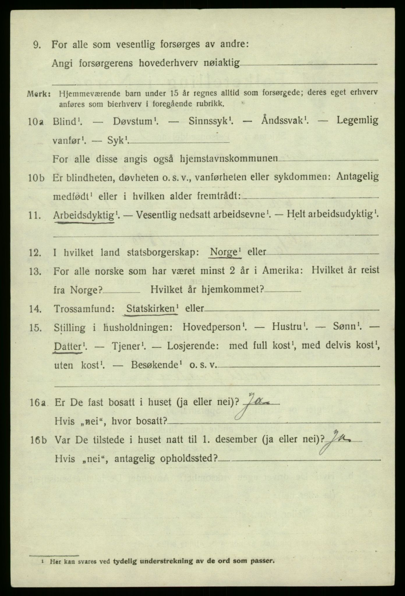 SAB, 1920 census for Samnanger, 1920, p. 1776