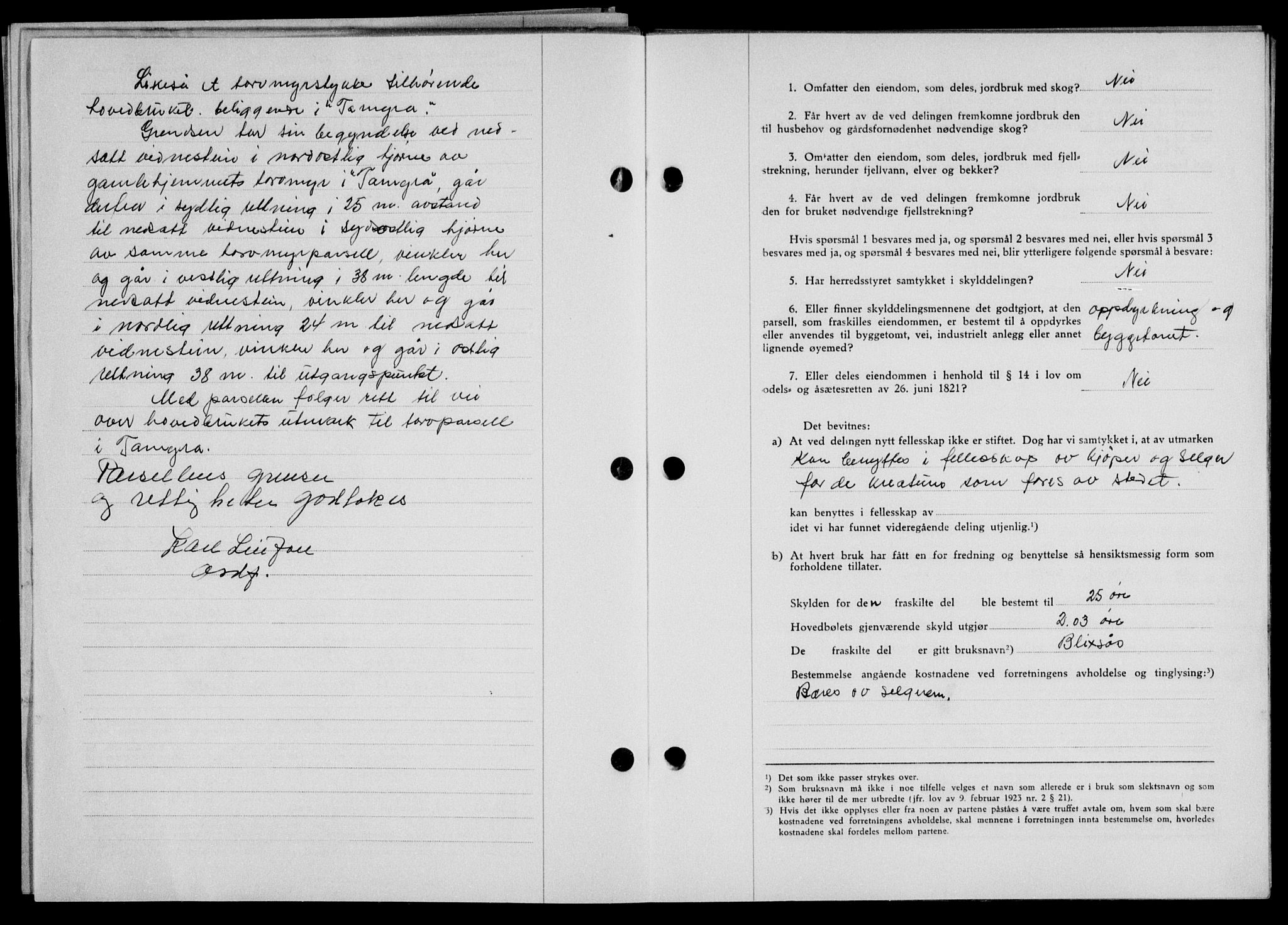 Lofoten sorenskriveri, SAT/A-0017/1/2/2C/L0014a: Mortgage book no. 14a, 1946-1946, Diary no: : 705/1946