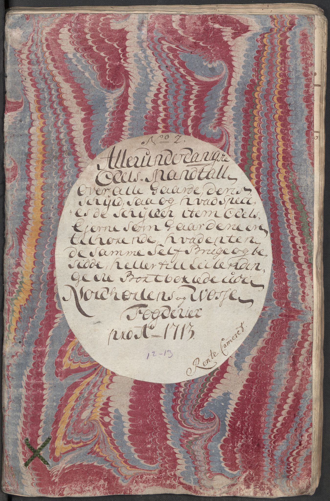 Rentekammeret inntil 1814, Reviderte regnskaper, Fogderegnskap, AV/RA-EA-4092/R51/L3195: Fogderegnskap Nordhordland og Voss, 1713, p. 43