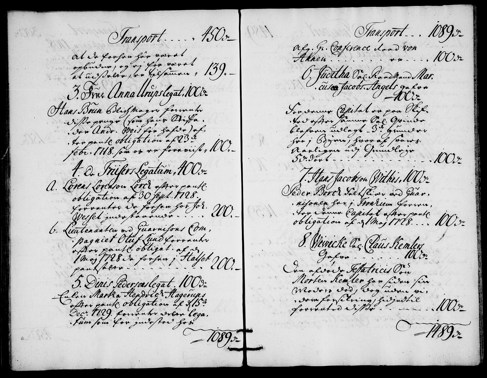 Danske Kanselli, Skapsaker, AV/RA-EA-4061/F/L0075: Skap 15, pakke 80-81, 1690-1731, p. 350