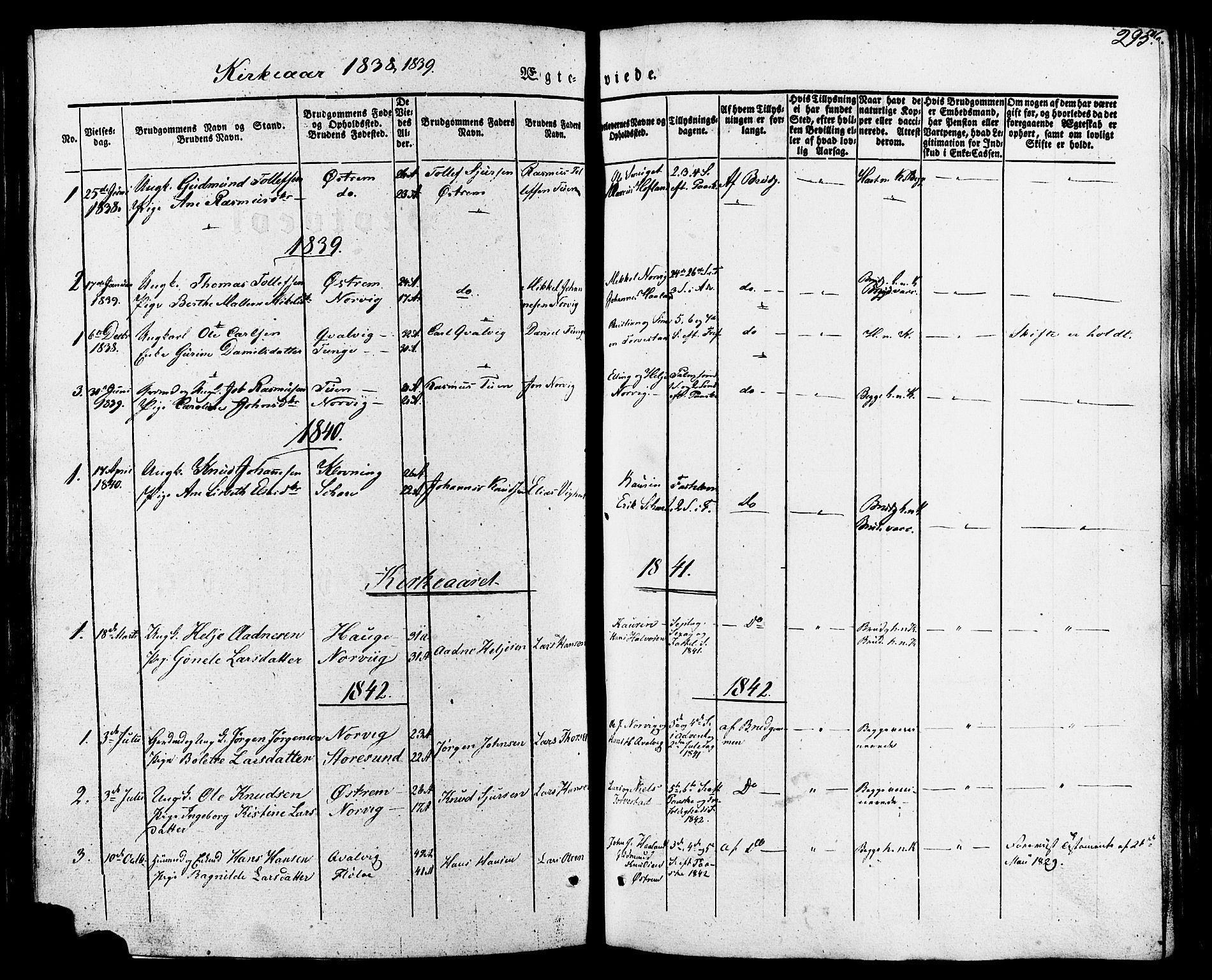 Torvastad sokneprestkontor, AV/SAST-A -101857/H/Ha/Haa/L0007: Parish register (official) no. A 7, 1838-1882, p. 295