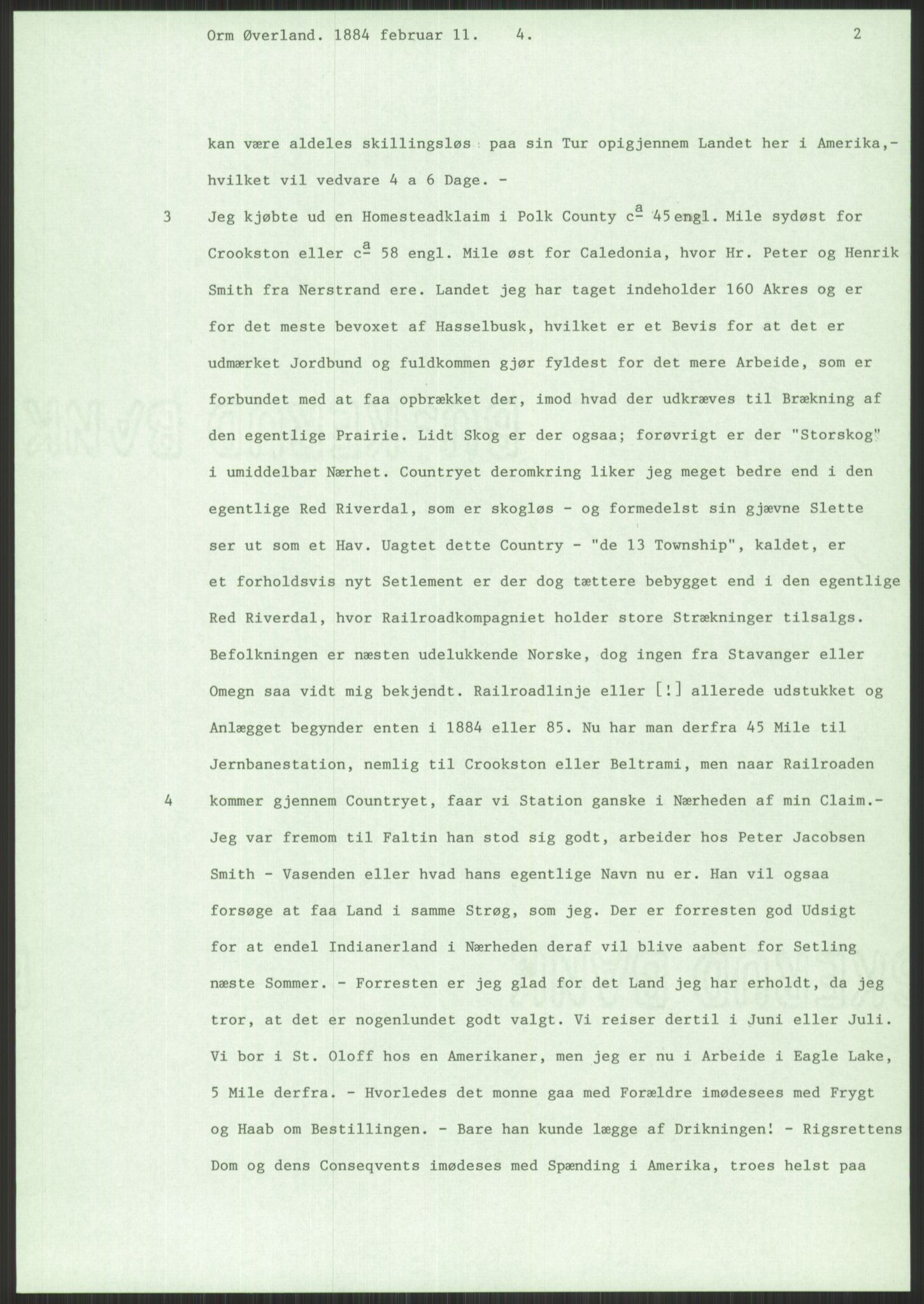 Samlinger til kildeutgivelse, Amerikabrevene, AV/RA-EA-4057/F/L0030: Innlån fra Rogaland: Vatnaland - Øverland, 1838-1914, p. 701