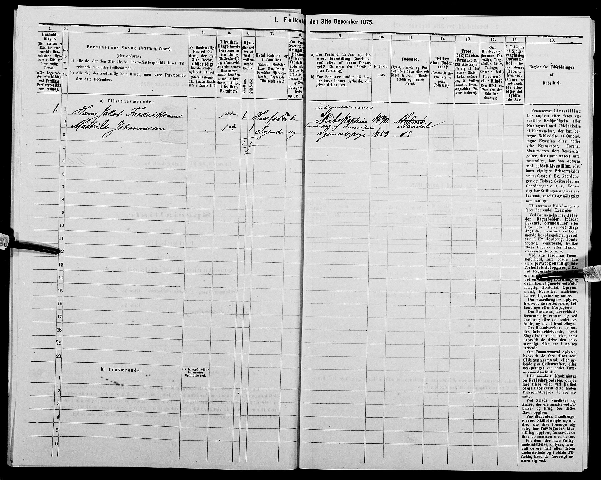 SAK, 1875 census for 1002B Mandal/Mandal, 1875, p. 862