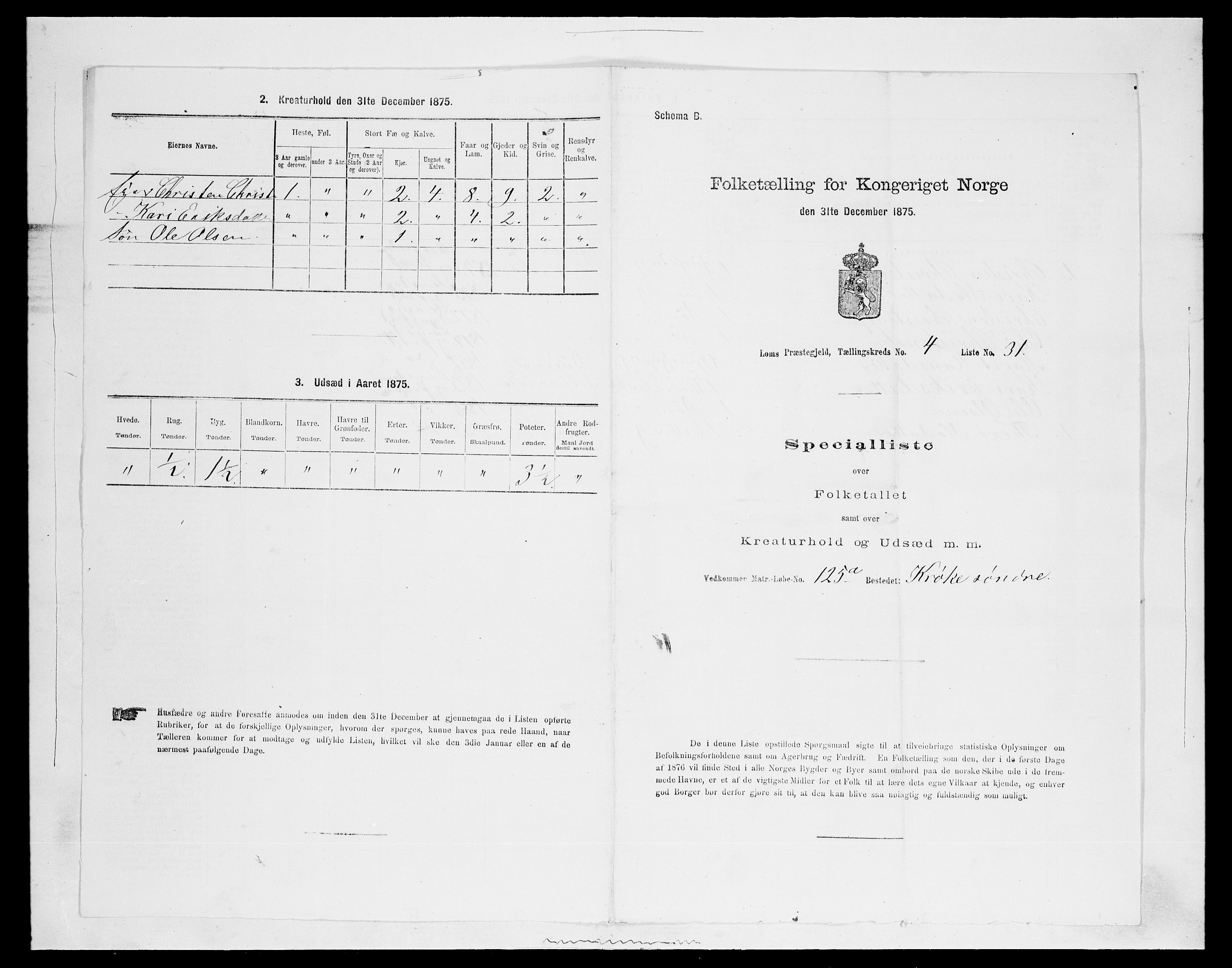 SAH, 1875 census for 0514P Lom, 1875, p. 650