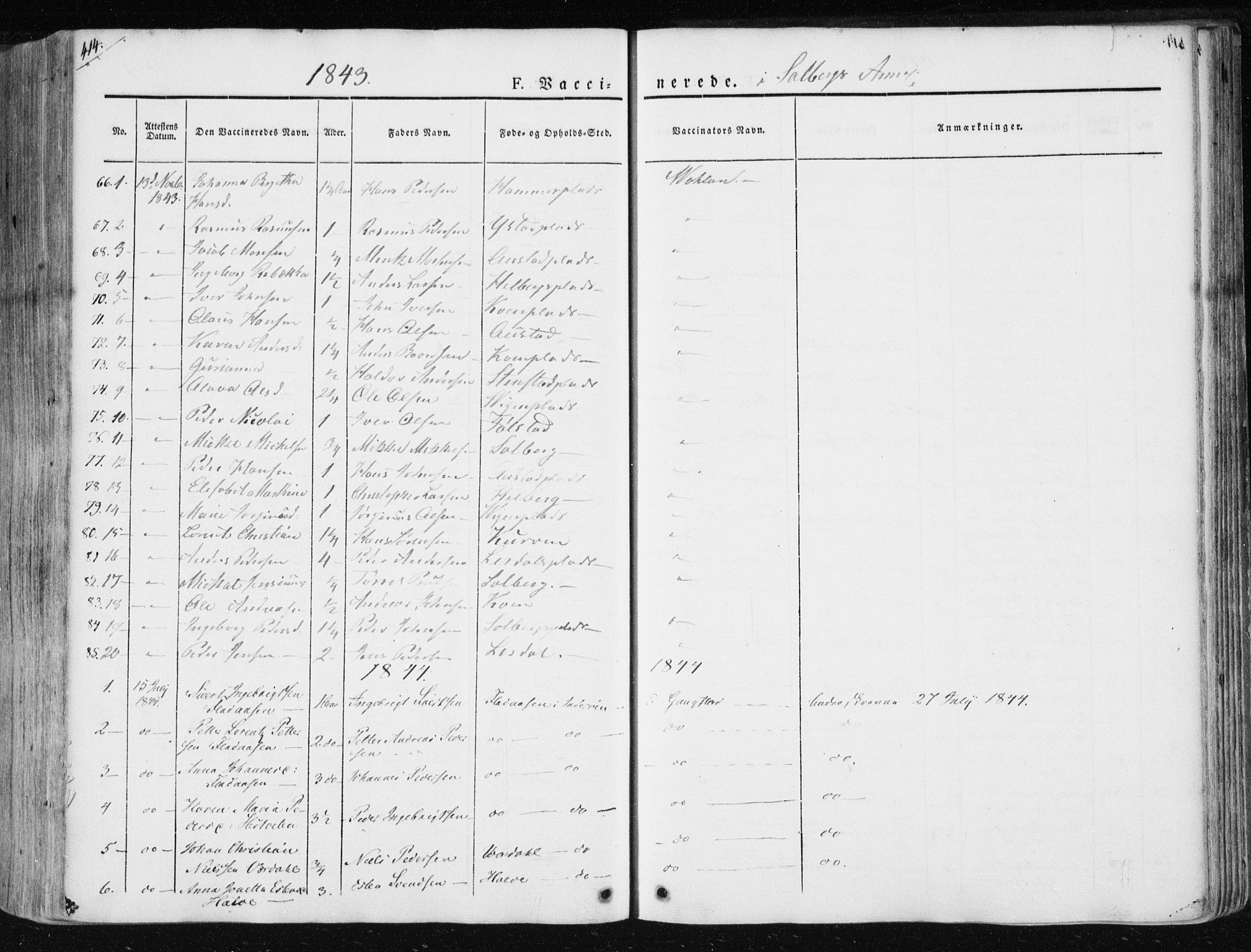 Ministerialprotokoller, klokkerbøker og fødselsregistre - Nord-Trøndelag, AV/SAT-A-1458/730/L0280: Parish register (official) no. 730A07 /1, 1840-1854, p. 414