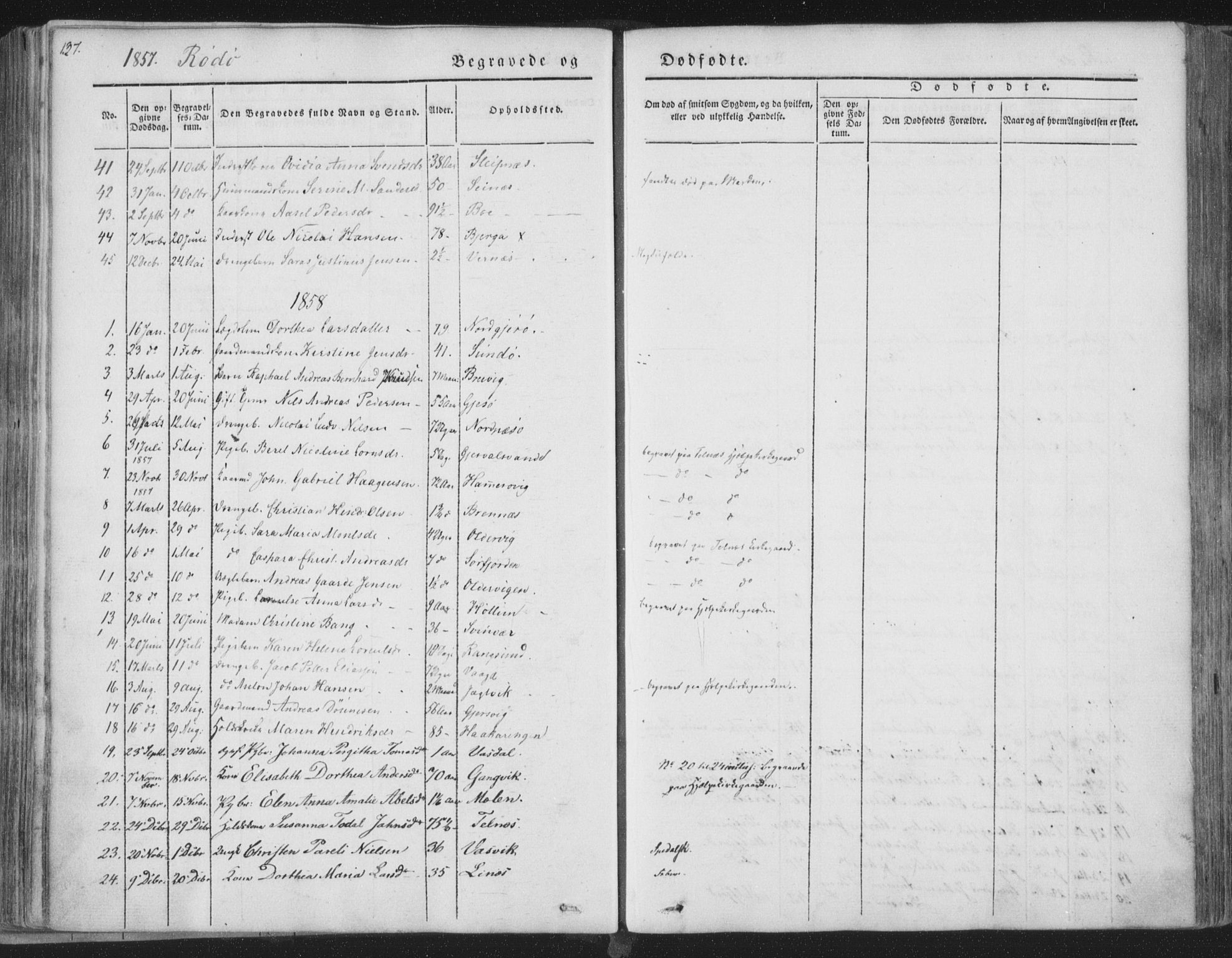 Ministerialprotokoller, klokkerbøker og fødselsregistre - Nordland, AV/SAT-A-1459/841/L0604: Parish register (official) no. 841A09 /1, 1845-1862, p. 137