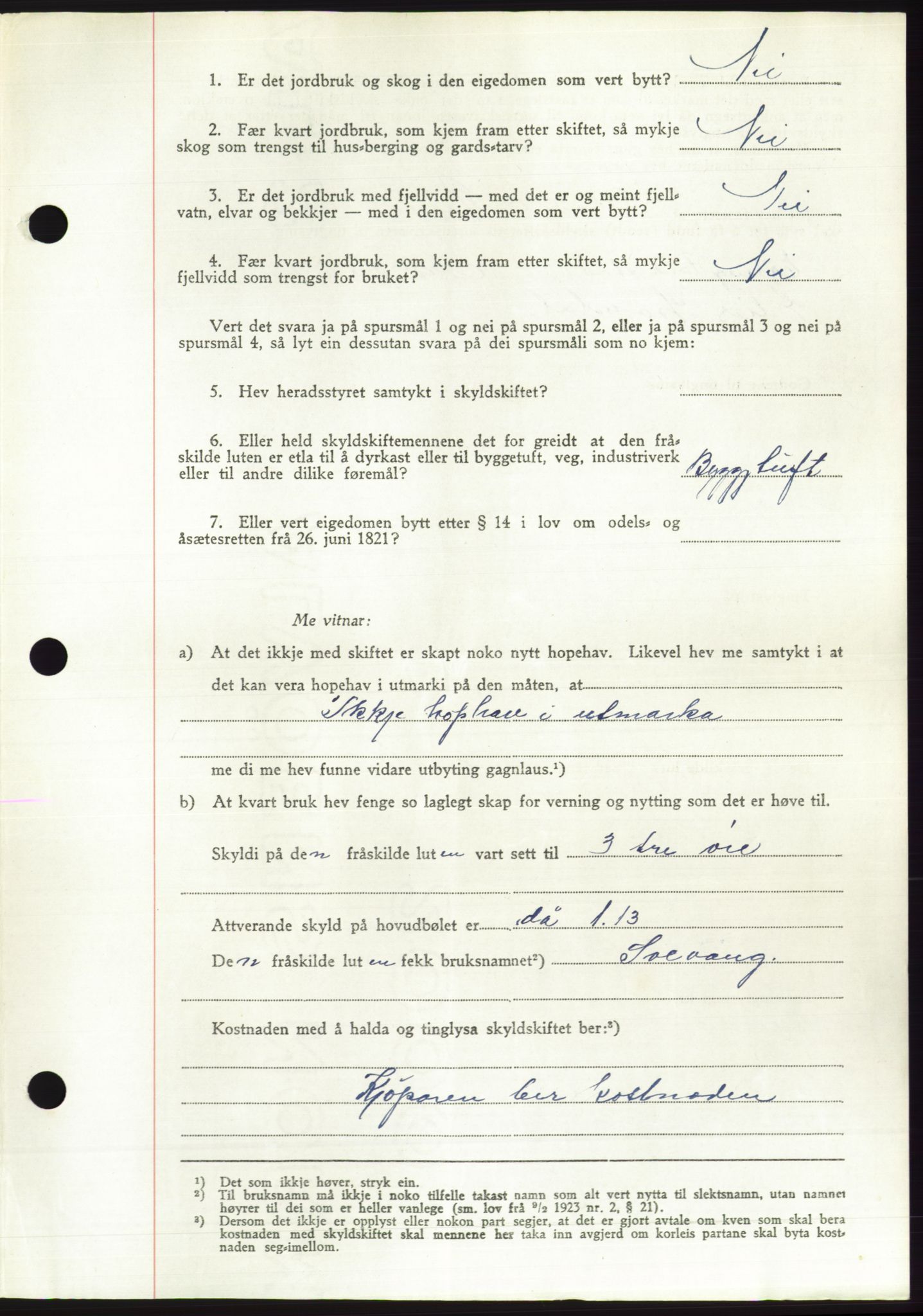 Søre Sunnmøre sorenskriveri, AV/SAT-A-4122/1/2/2C/L0092: Mortgage book no. 18A, 1952-1952, Diary no: : 1671/1952