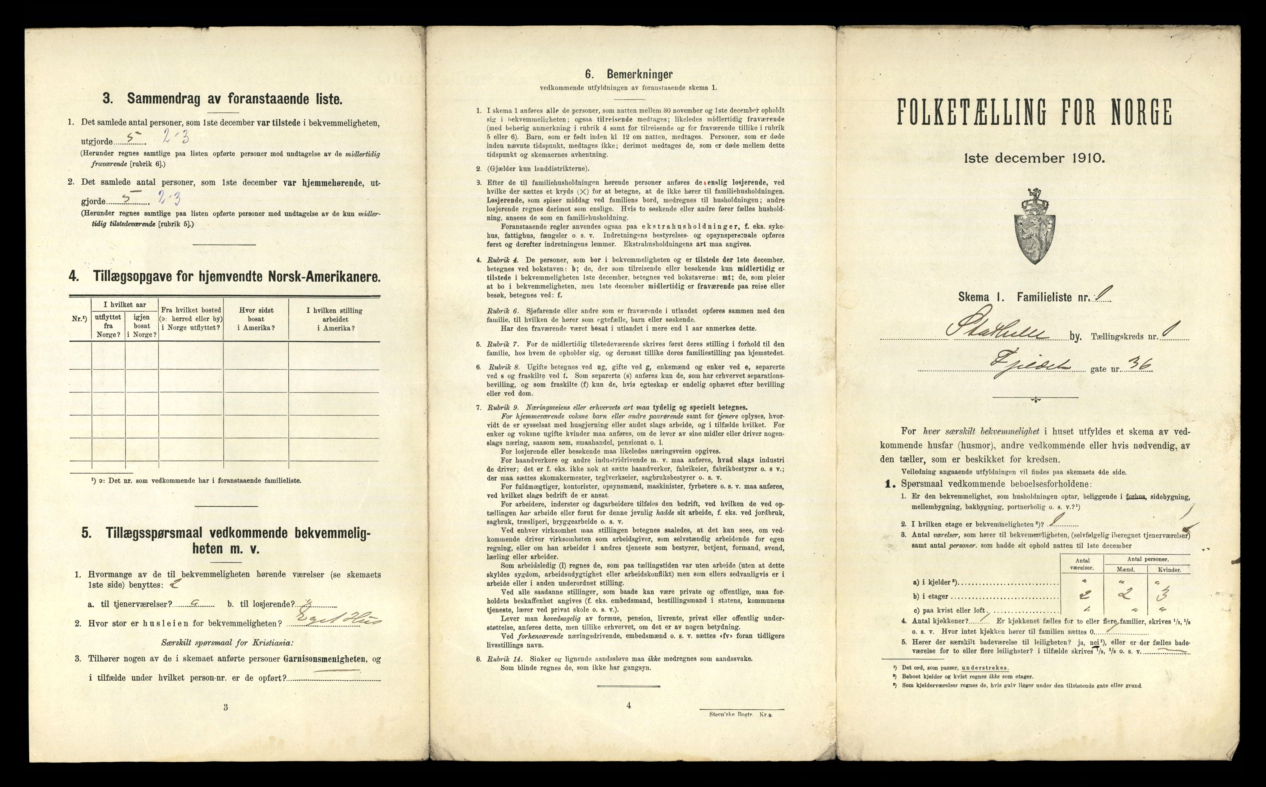 RA, 1910 census for Stathelle, 1910, p. 15