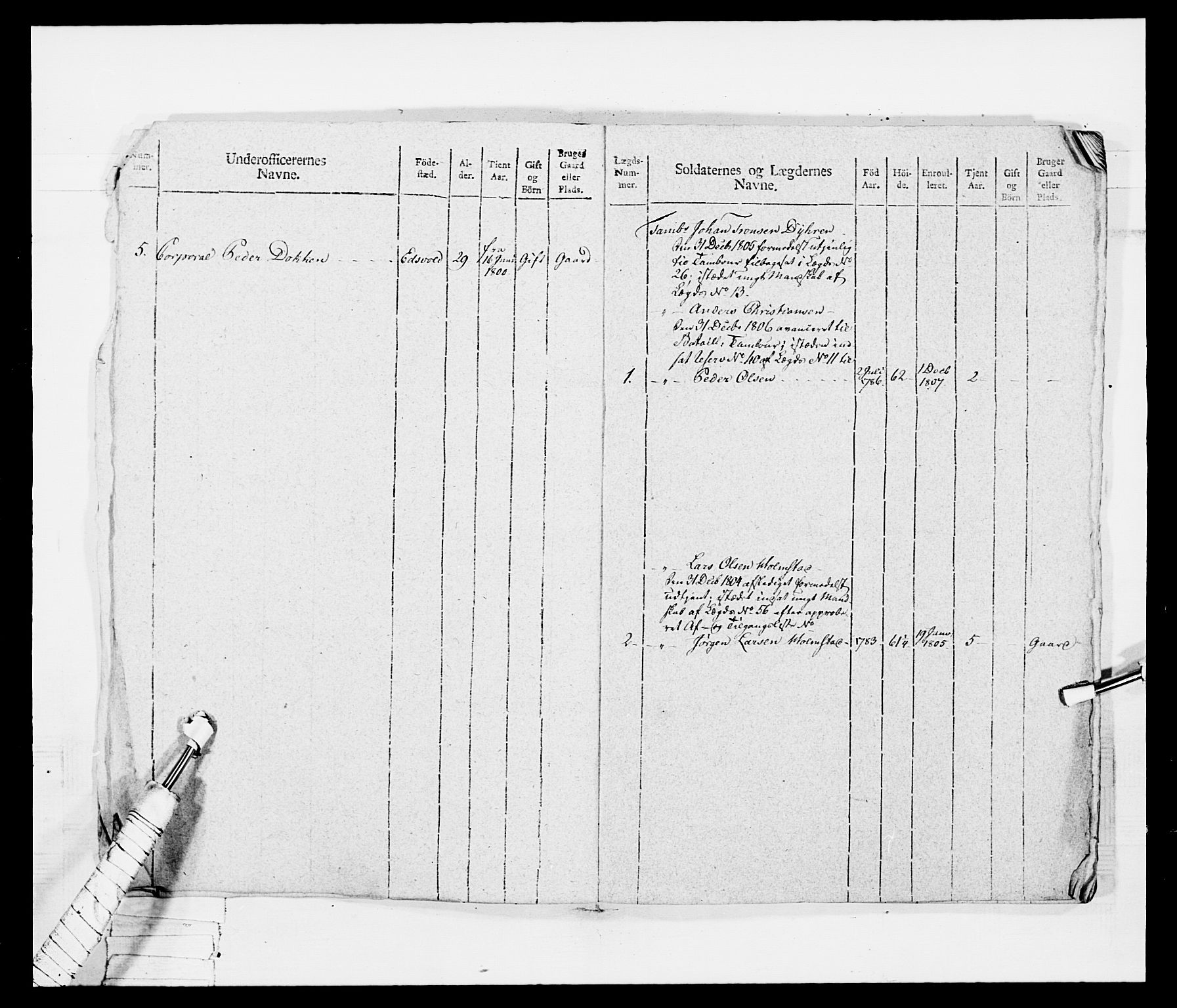 Generalitets- og kommissariatskollegiet, Det kongelige norske kommissariatskollegium, AV/RA-EA-5420/E/Eh/L0042: 1. Akershusiske nasjonale infanteriregiment, 1810, p. 371