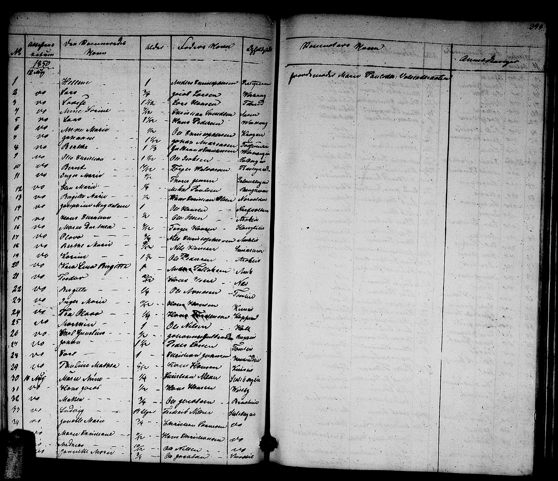 Skedsmo prestekontor Kirkebøker, AV/SAO-A-10033a/G/Ga/L0001: Parish register (copy) no. I 1, 1830-1854, p. 394