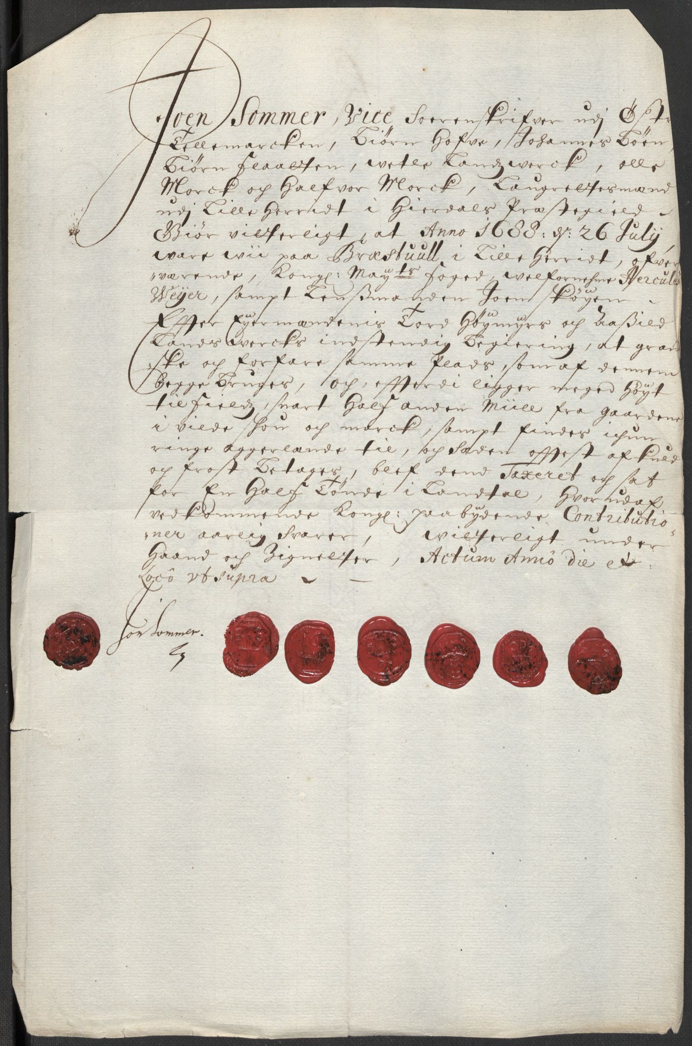 Rentekammeret inntil 1814, Reviderte regnskaper, Fogderegnskap, AV/RA-EA-4092/R35/L2087: Fogderegnskap Øvre og Nedre Telemark, 1687-1689, p. 26