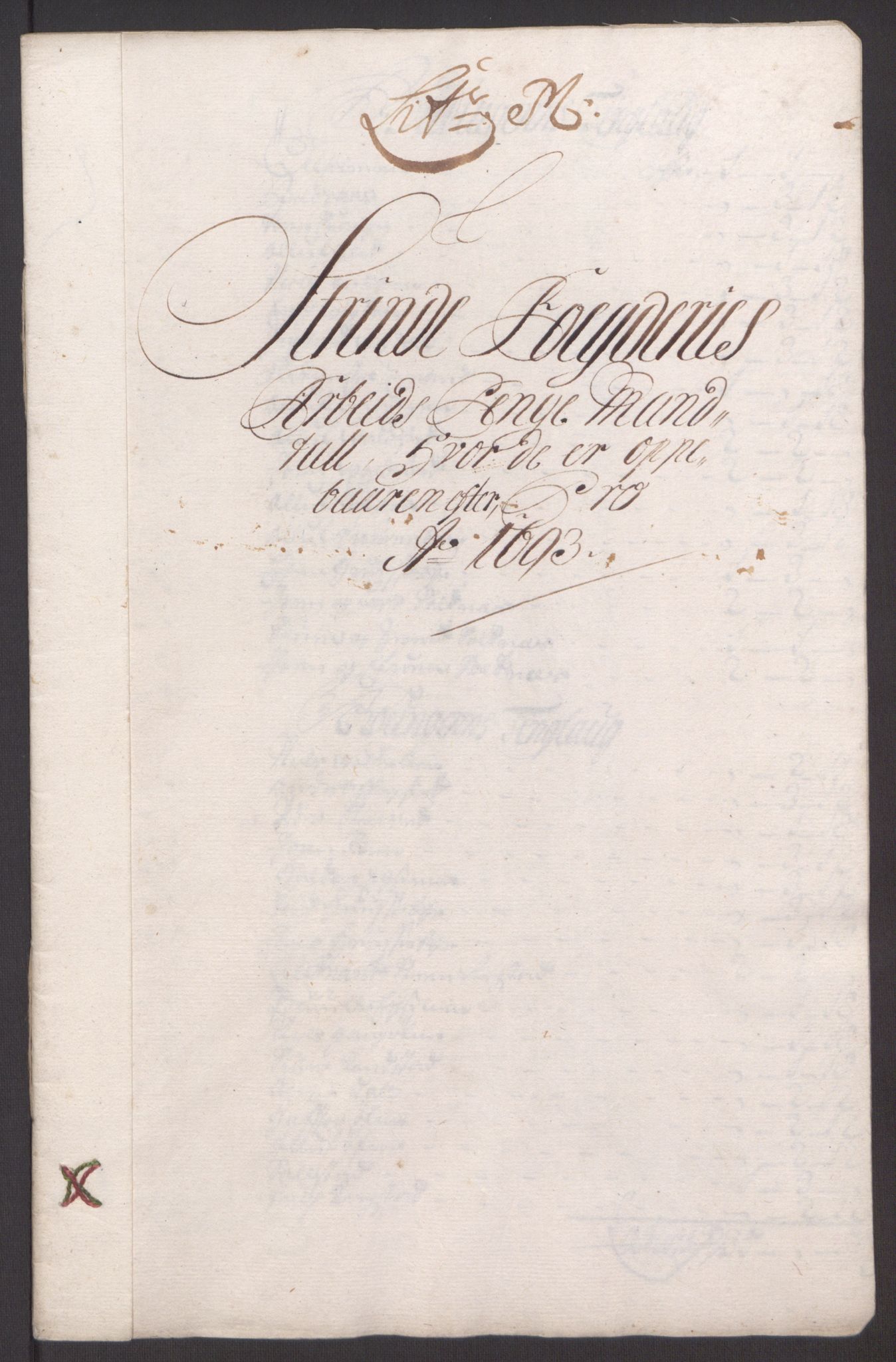 Rentekammeret inntil 1814, Reviderte regnskaper, Fogderegnskap, RA/EA-4092/R61/L4104: Fogderegnskap Strinda og Selbu, 1693-1694, p. 128