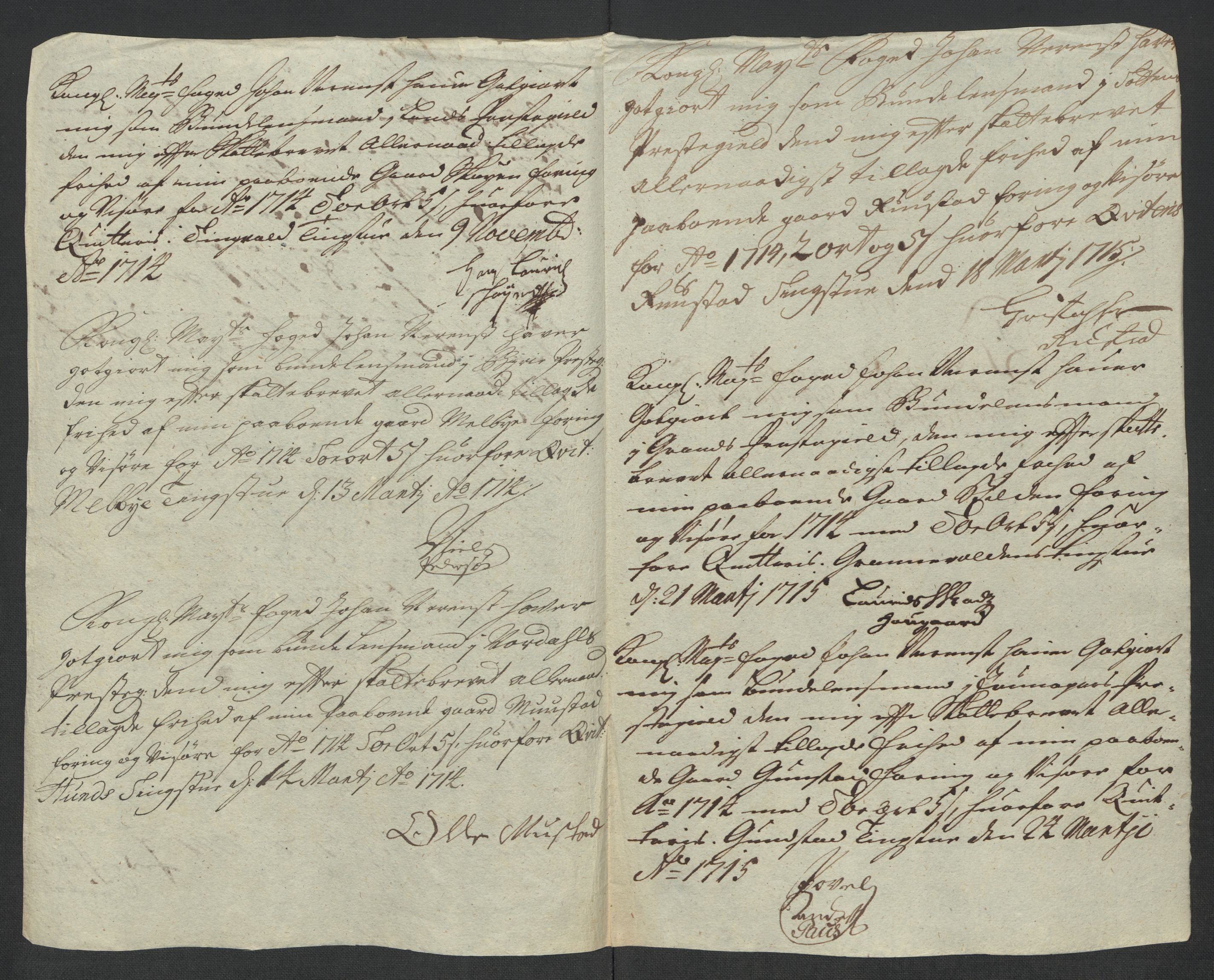 Rentekammeret inntil 1814, Reviderte regnskaper, Fogderegnskap, RA/EA-4092/R18/L1313: Fogderegnskap Hadeland, Toten og Valdres, 1714, p. 124