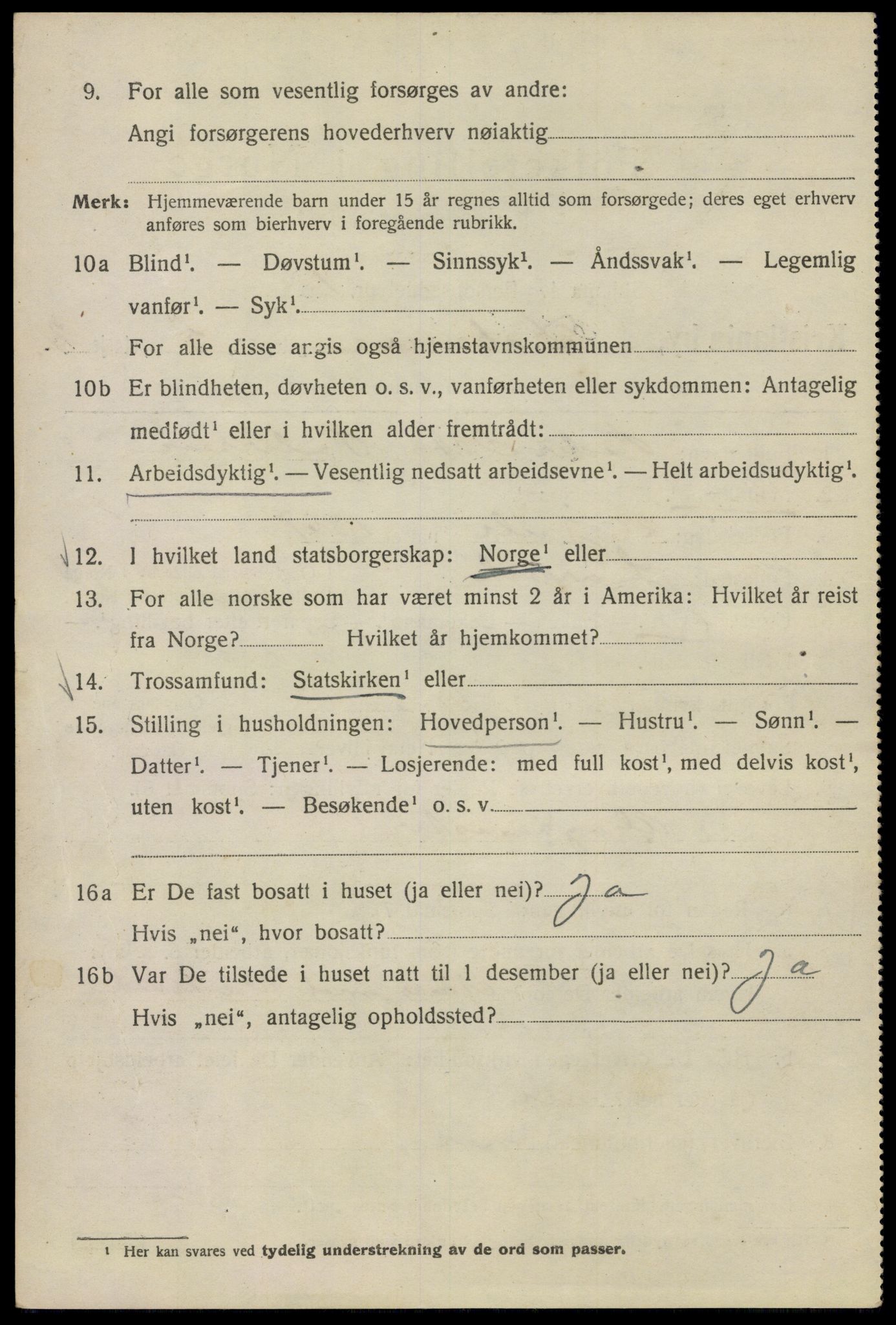 SAO, 1920 census for Kristiania, 1920, p. 199432