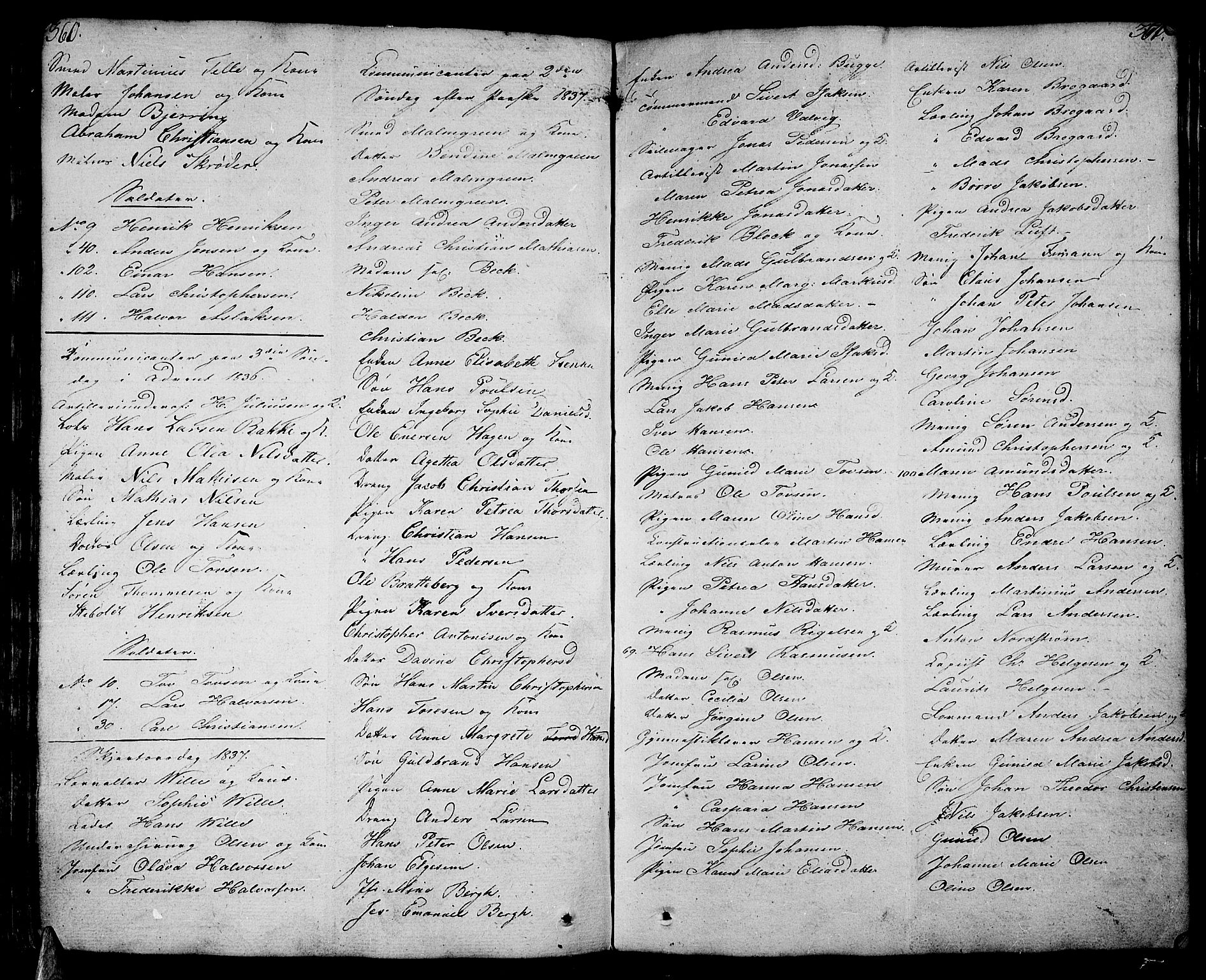 Stavern kirkebøker, AV/SAKO-A-318/F/Fa/L0004: Parish register (official) no. 4, 1809-1816, p. 360-361