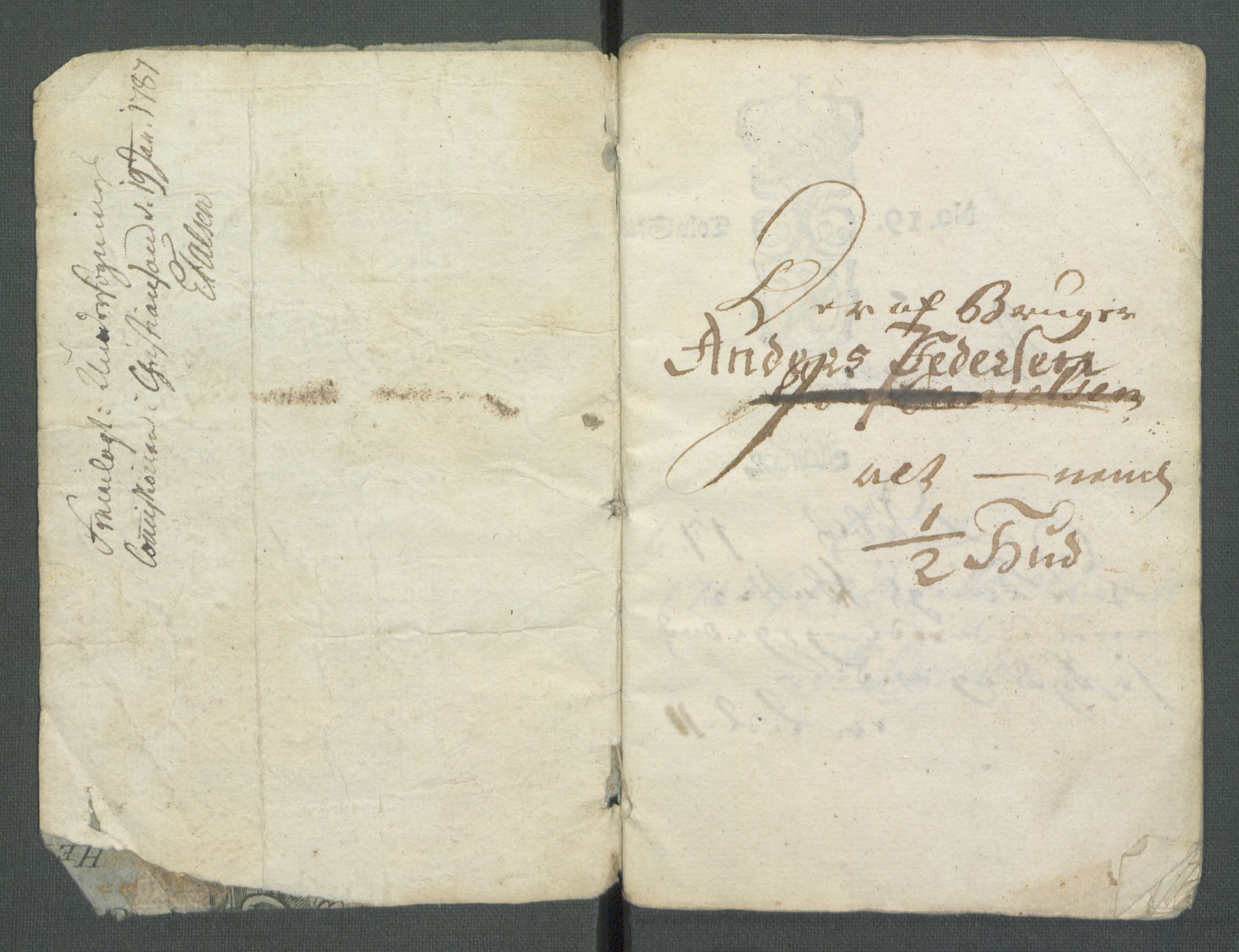 Rentekammeret inntil 1814, Realistisk ordnet avdeling, RA/EA-4070/Od/L0001/0002: Oppløp / [Æ2]: Dokumenter om Lofthusurolighetene i Nedenes, 1786-1789, p. 207
