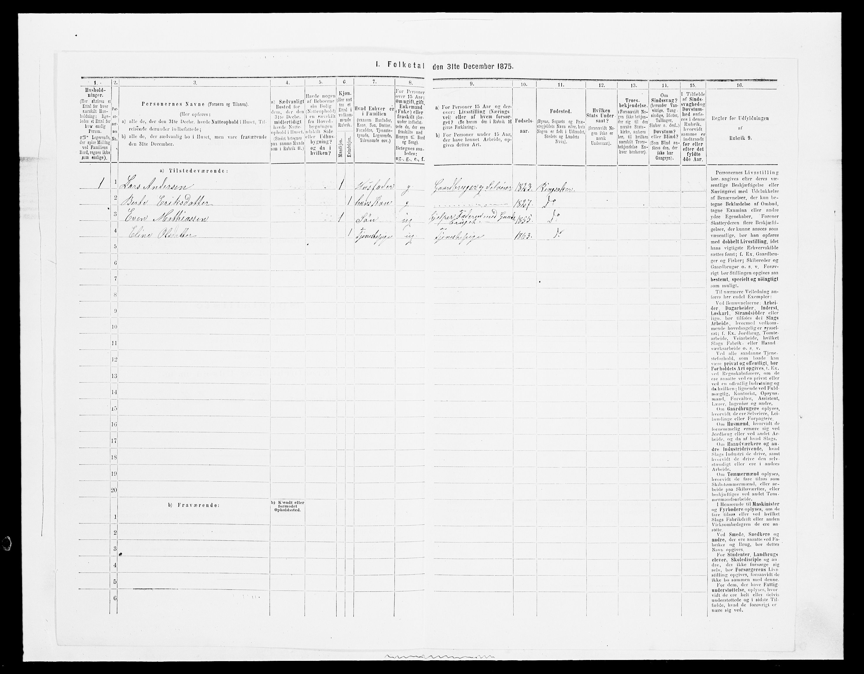 SAH, 1875 census for 0412P Ringsaker, 1875, p. 1802