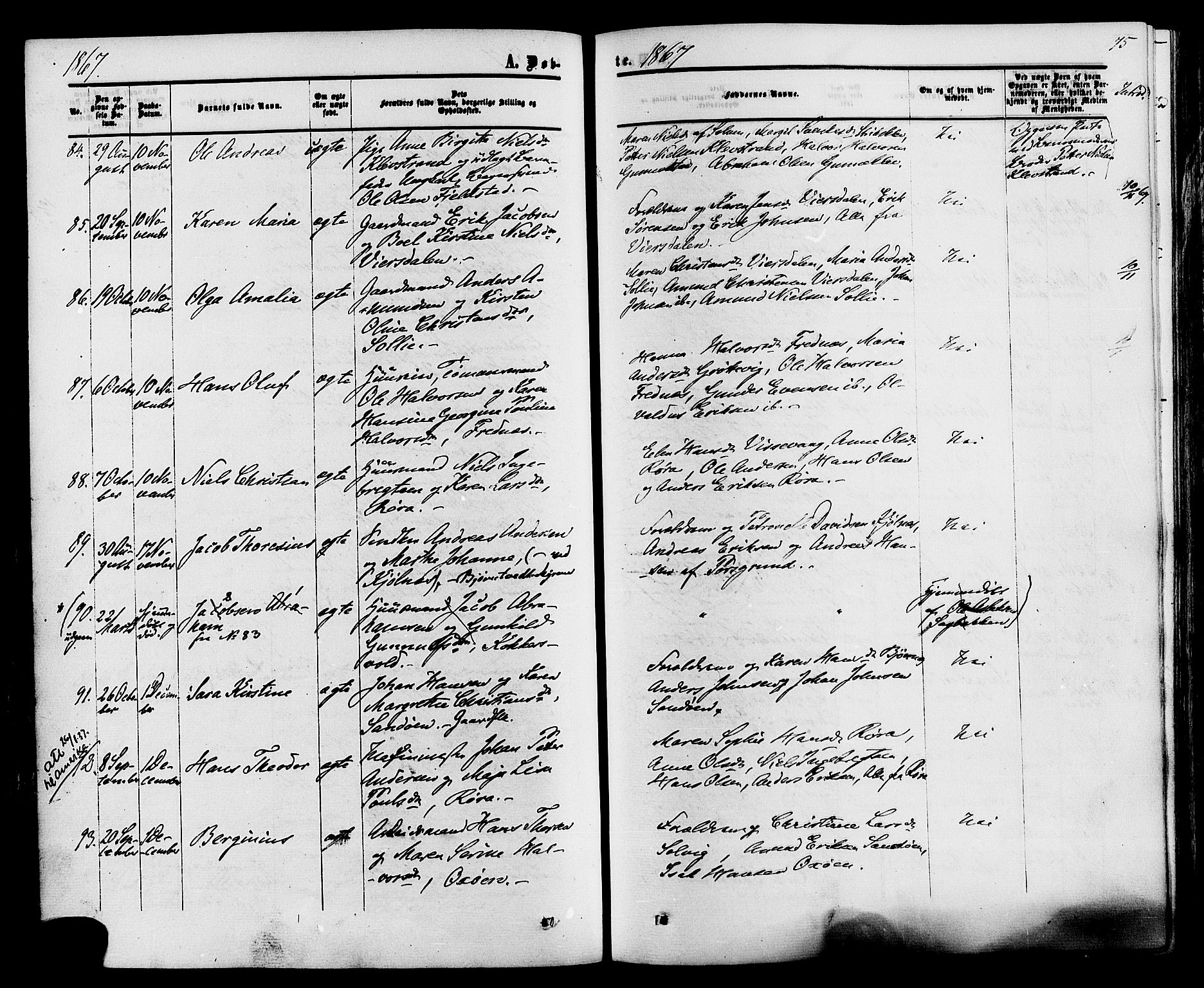Eidanger kirkebøker, SAKO/A-261/F/Fa/L0010: Parish register (official) no. 10, 1859-1874, p. 75