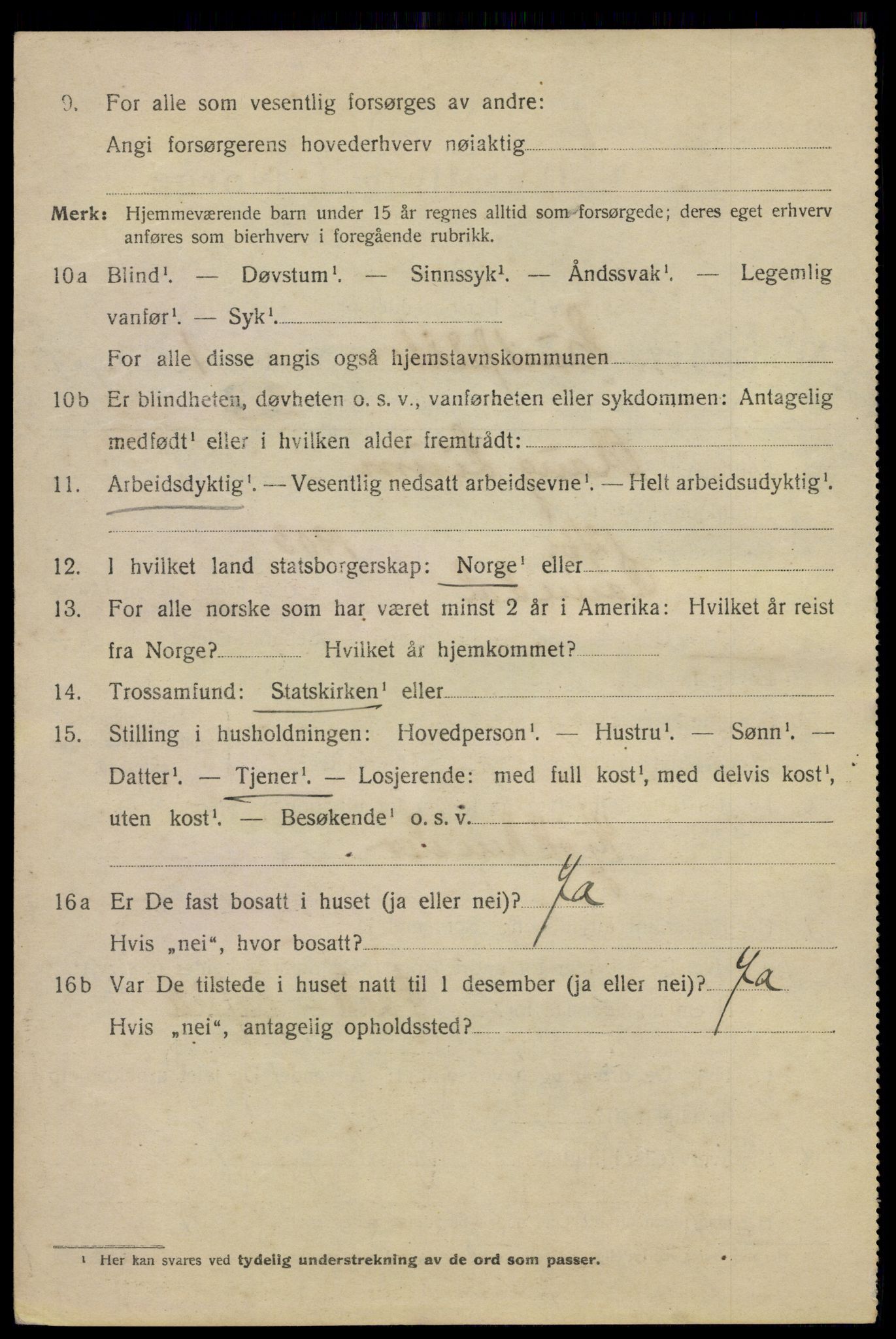 SAO, 1920 census for Kristiania, 1920, p. 299334