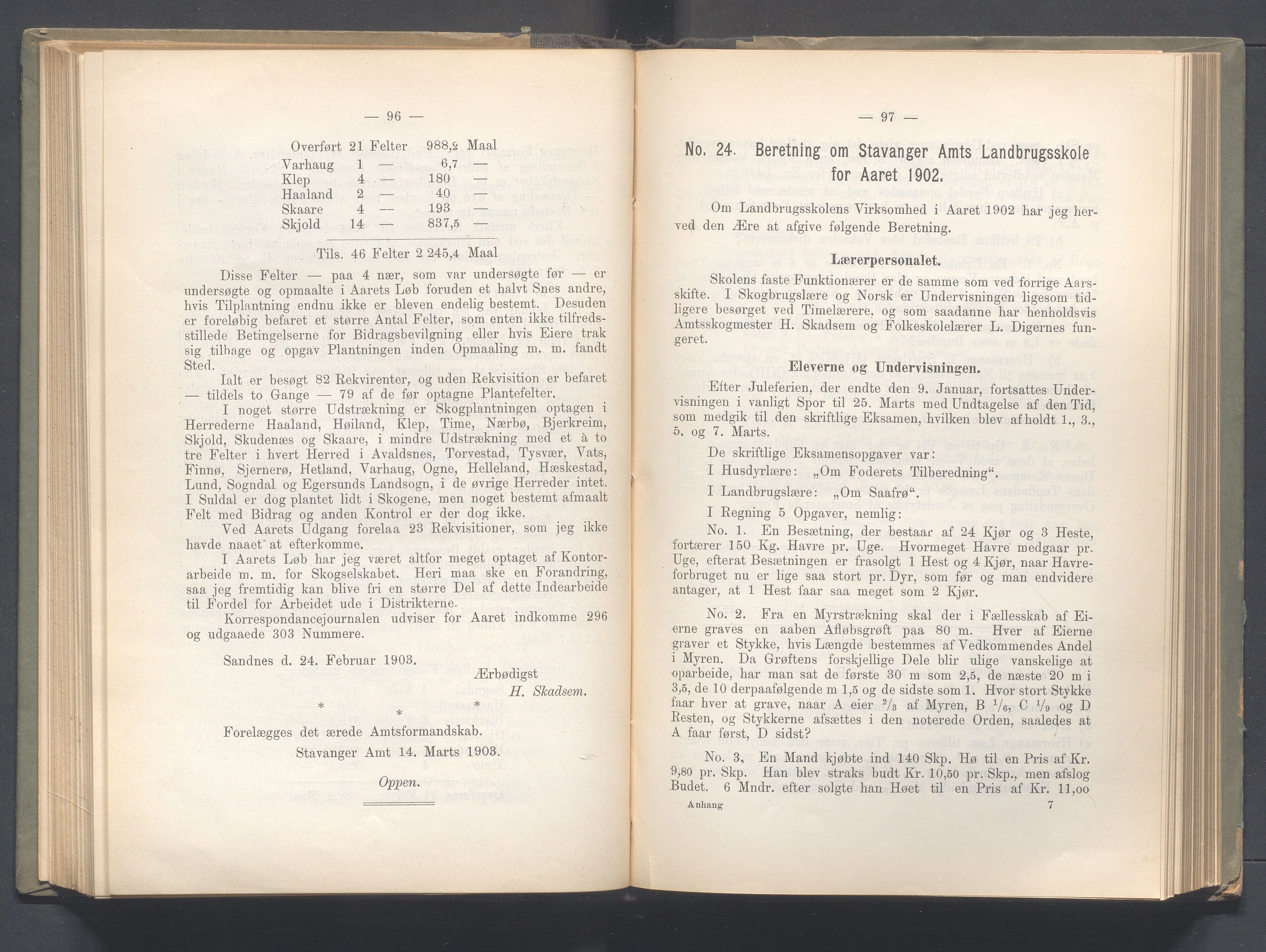 Rogaland fylkeskommune - Fylkesrådmannen , IKAR/A-900/A, 1903, p. 100